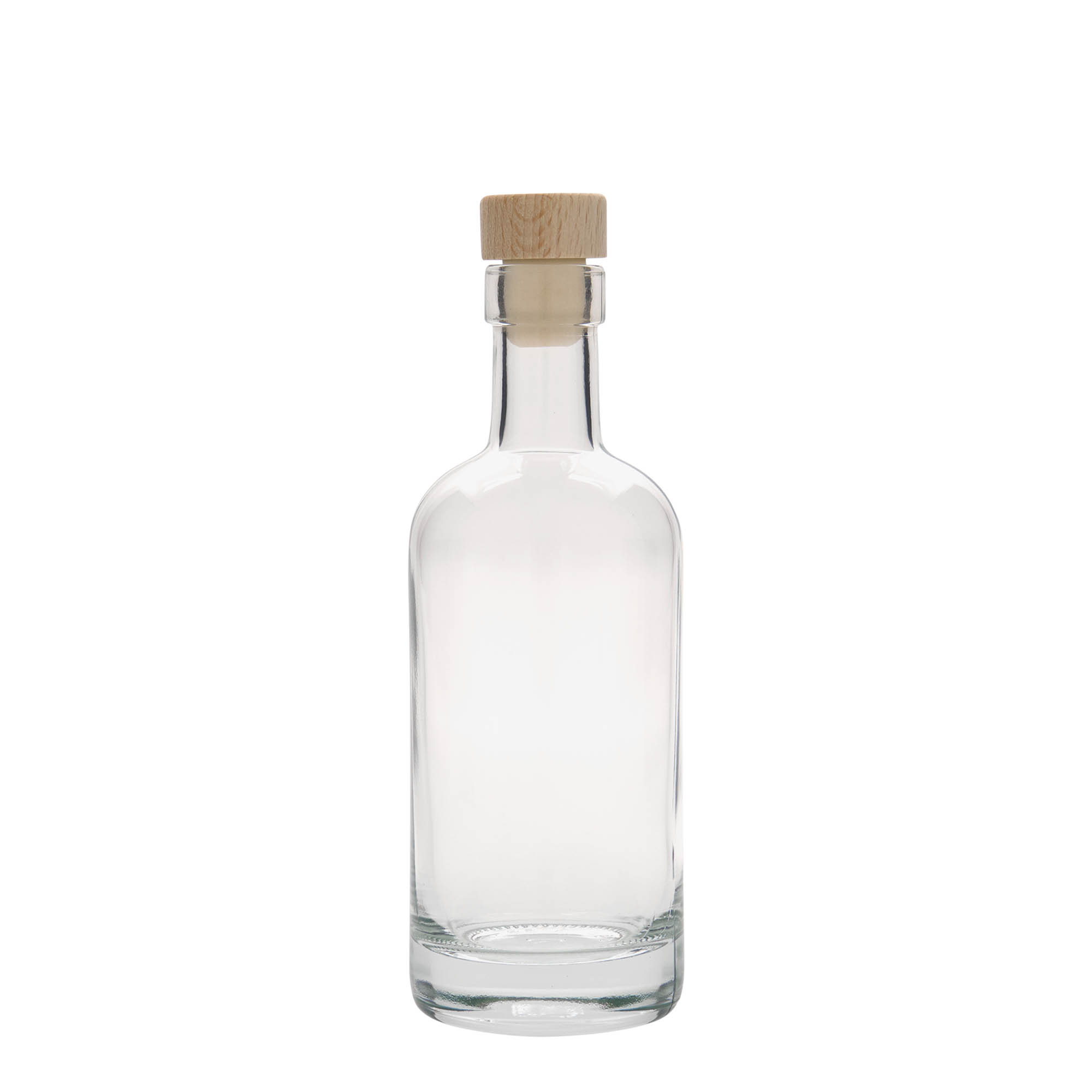 250 ml Glasflasche 'Linea Uno', Mündung: Kork