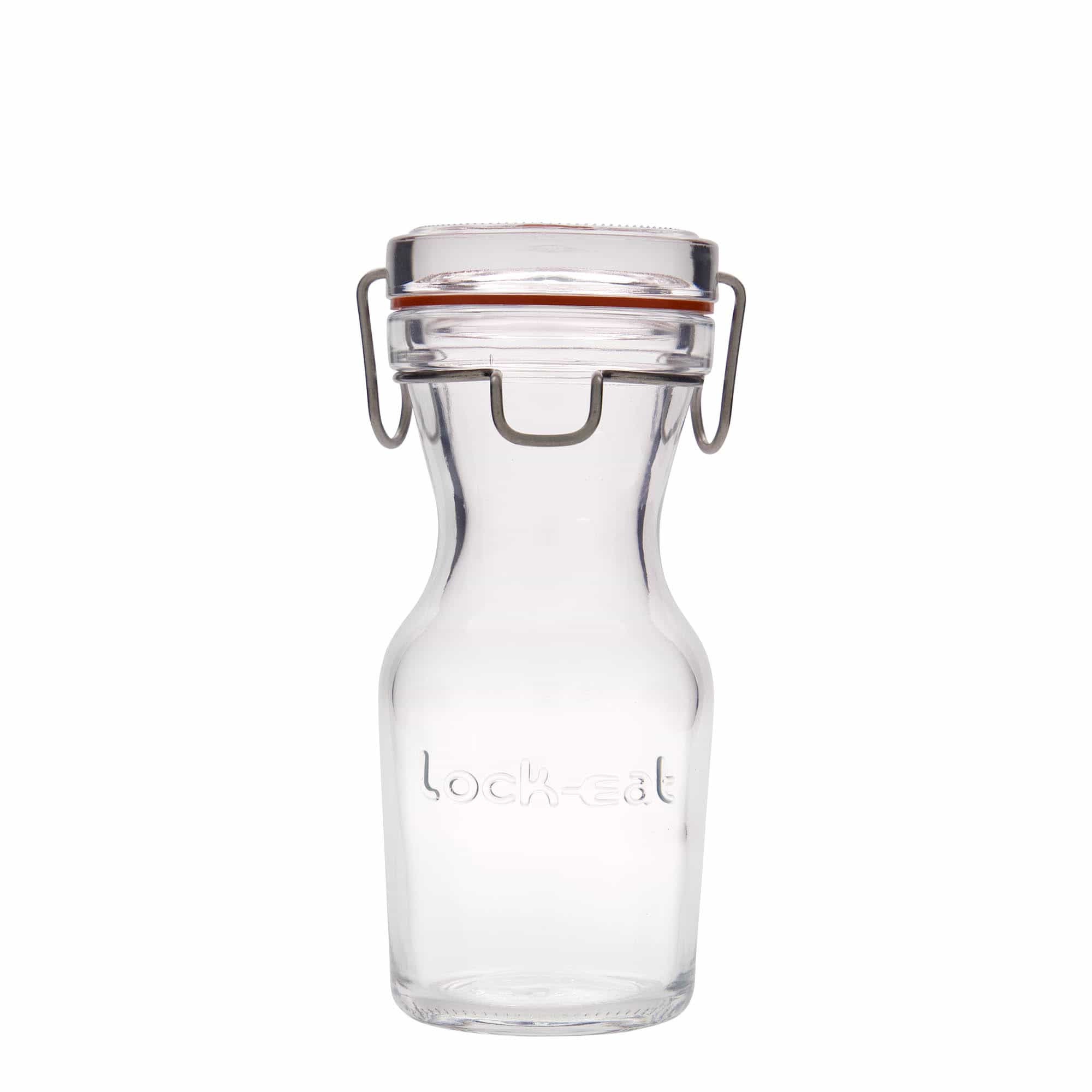 250 ml Glaskaraffe «Lock-Eat», Mündung: Drahtbügelverschluss