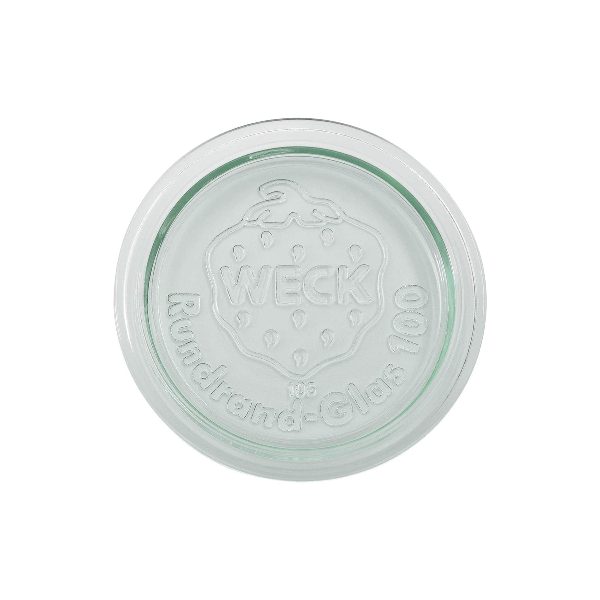 WECK-Glasdeckel Rundrand, für Mündung: RR100 WECK-Glasdeckel Rundrand, für Mündung: RR100