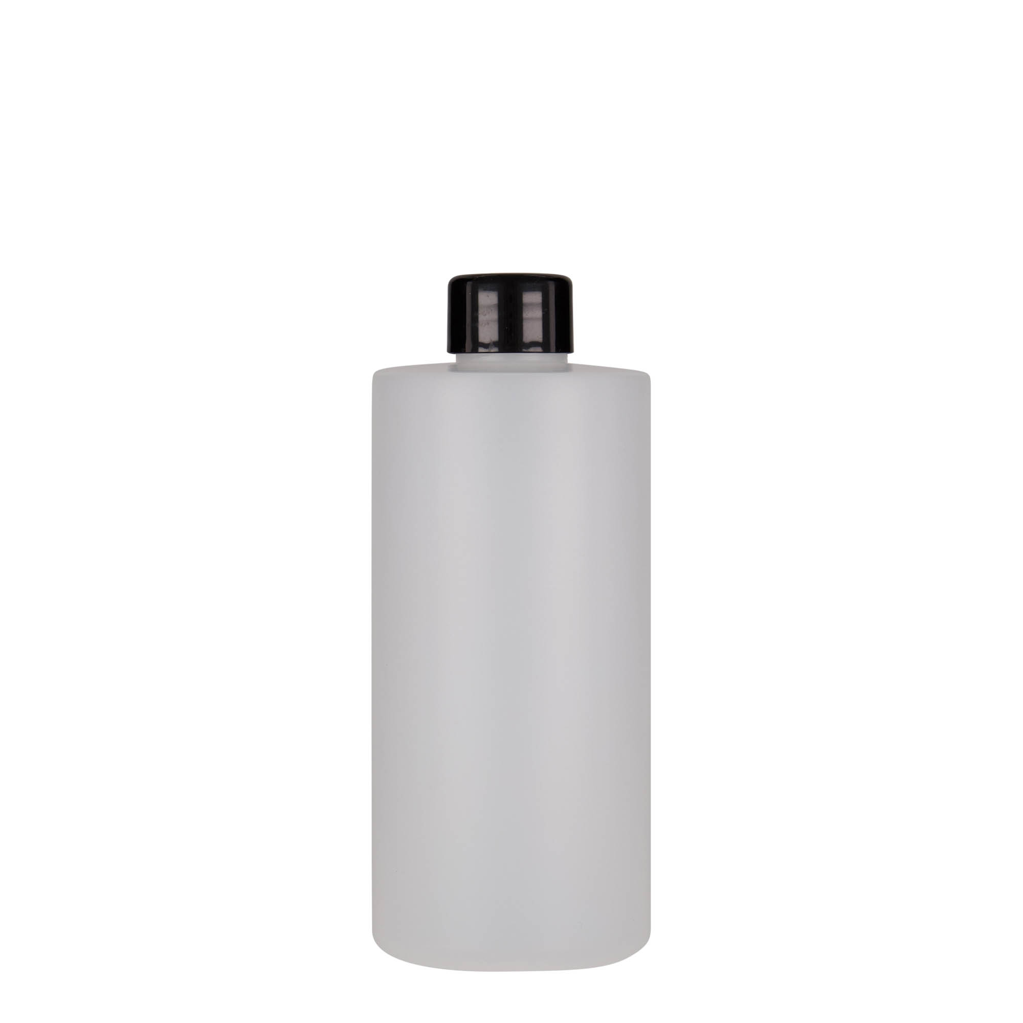 300 ml Kunststoffflasche 'Pipe', HDPE, weiß, Mündung: 24/410