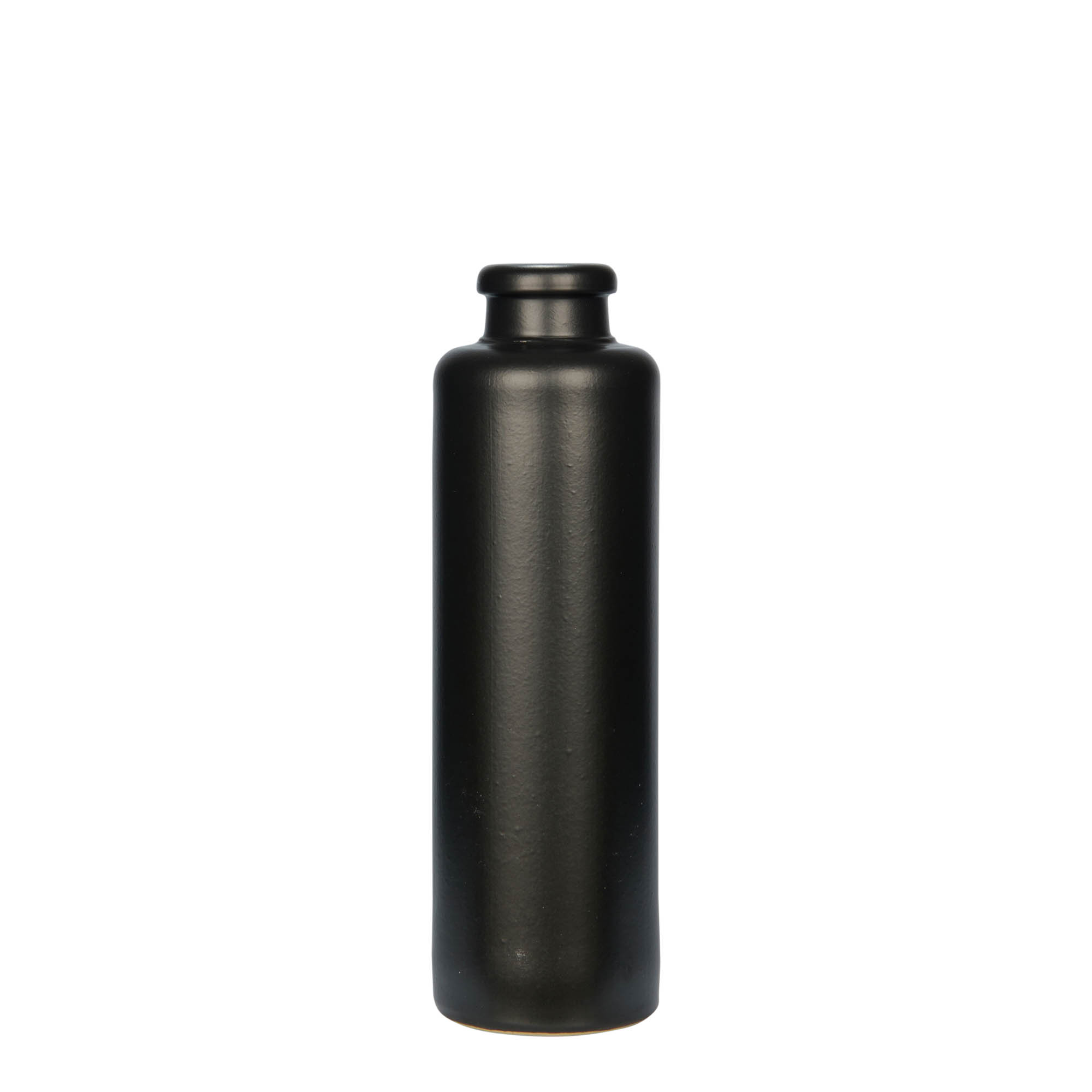 200 ml Tonkrug, Steinzeug, schwarz, Mündung: Kork 200 ml Tonkrug, Steinzeug, schwarz, Mündung: Kork