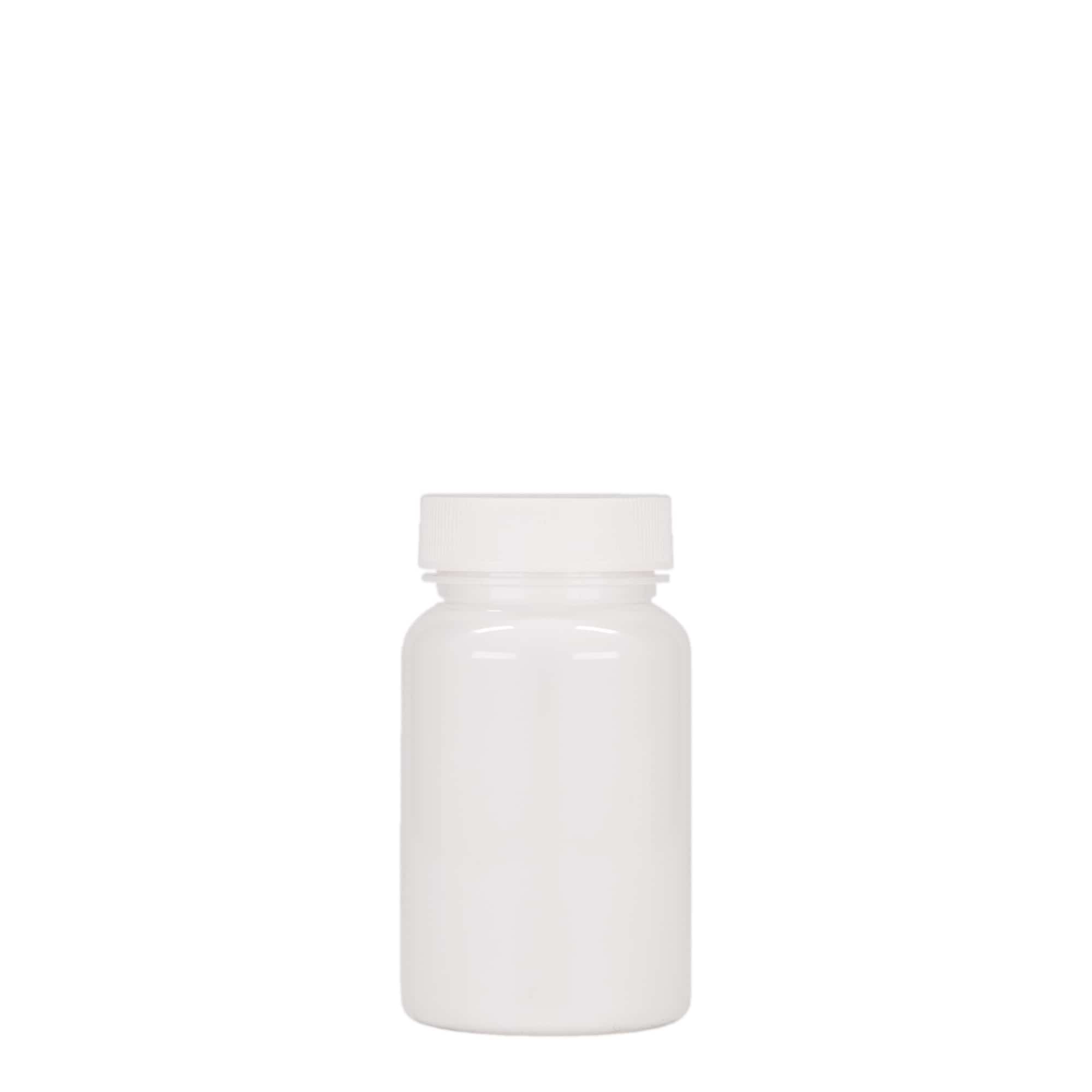 75 ml PET-Packer, Kunststoff, weiß, Mündung: 38/400