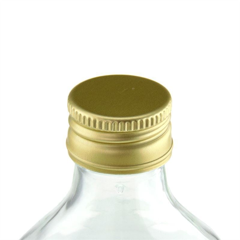 Schraubverschluss, Metall, gold, für Mündung: PP 28 Schraubverschluss, Metall, gold, für Mündung: PP 28