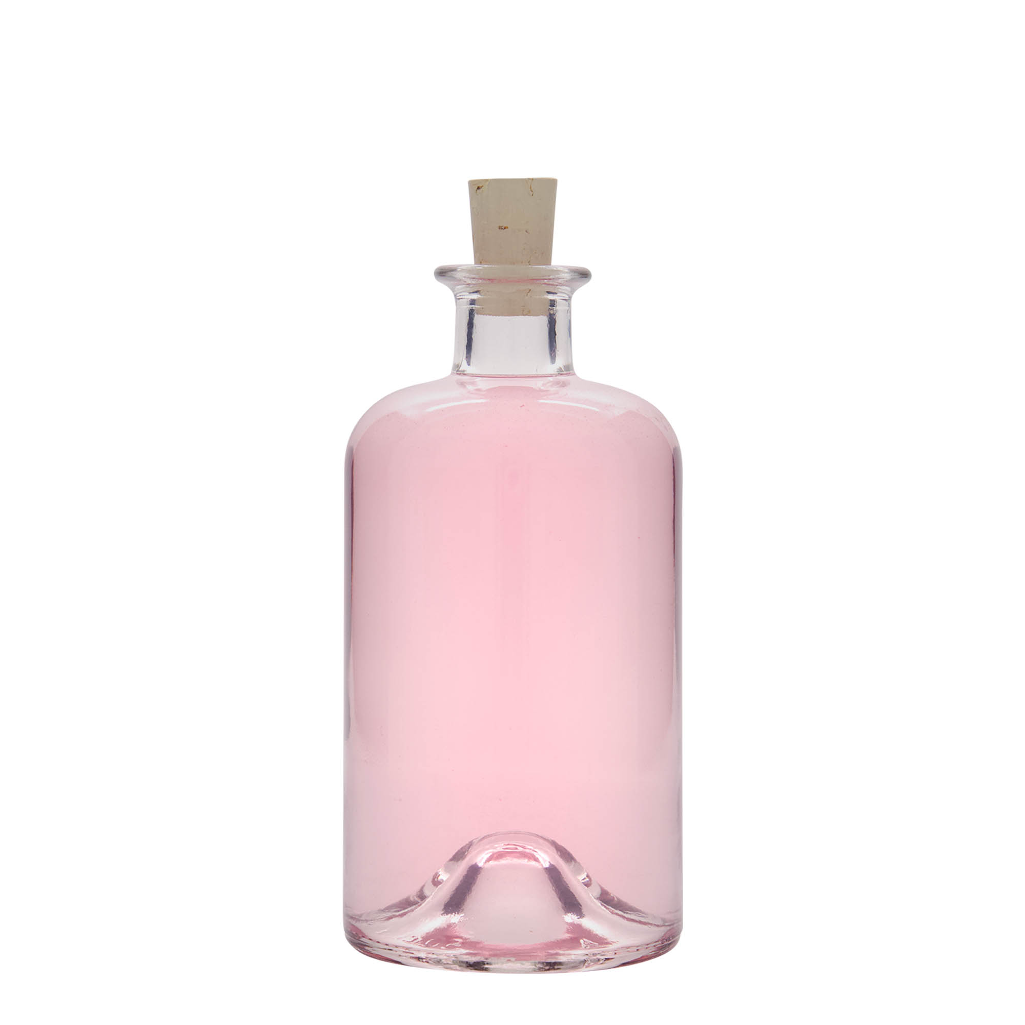 500 ml Glasflasche Apotheker «Doktor», Mündung: Kork