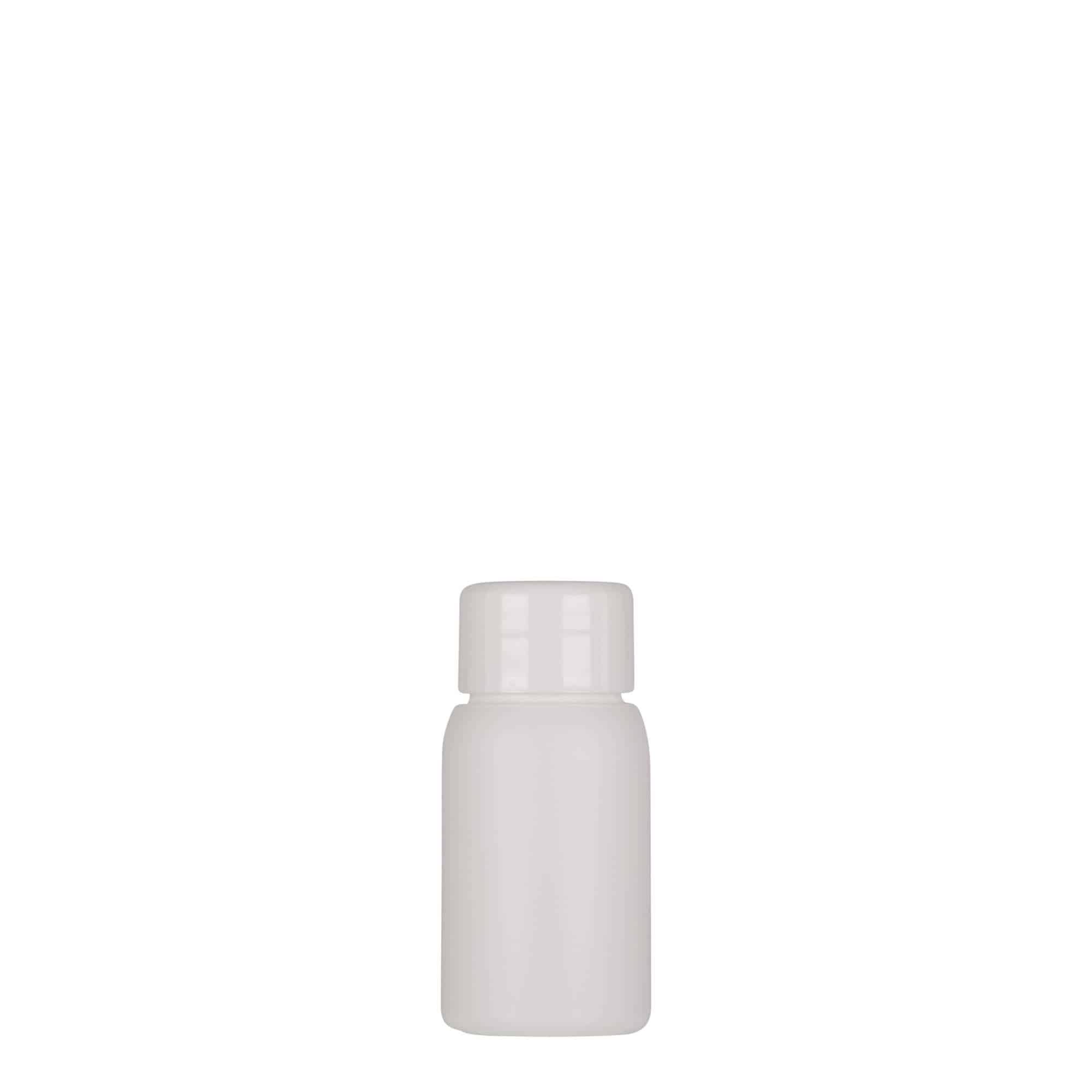 30 ml Kunststoffflasche «Tuffy», HDPE, weiss, Mündung:  24/410