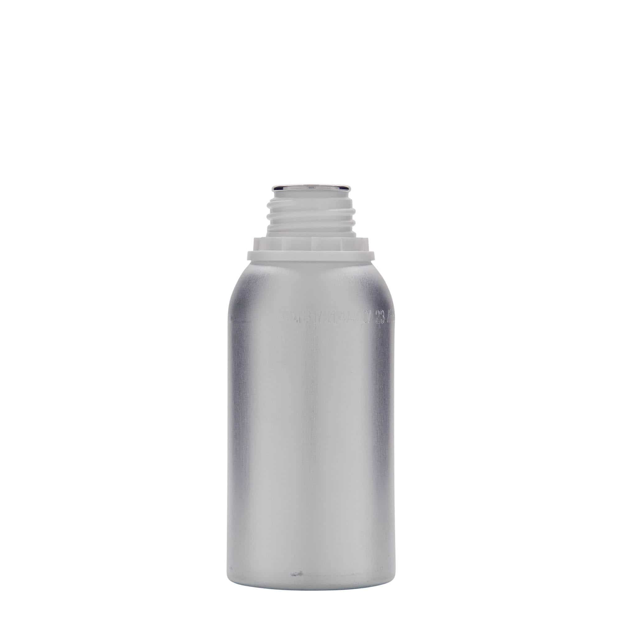 275 ml Aluminiumflasche, Metall, silber, Mündung: DIN 32 275 ml Aluminiumflasche, Metall, silber, Mündung: DIN 32