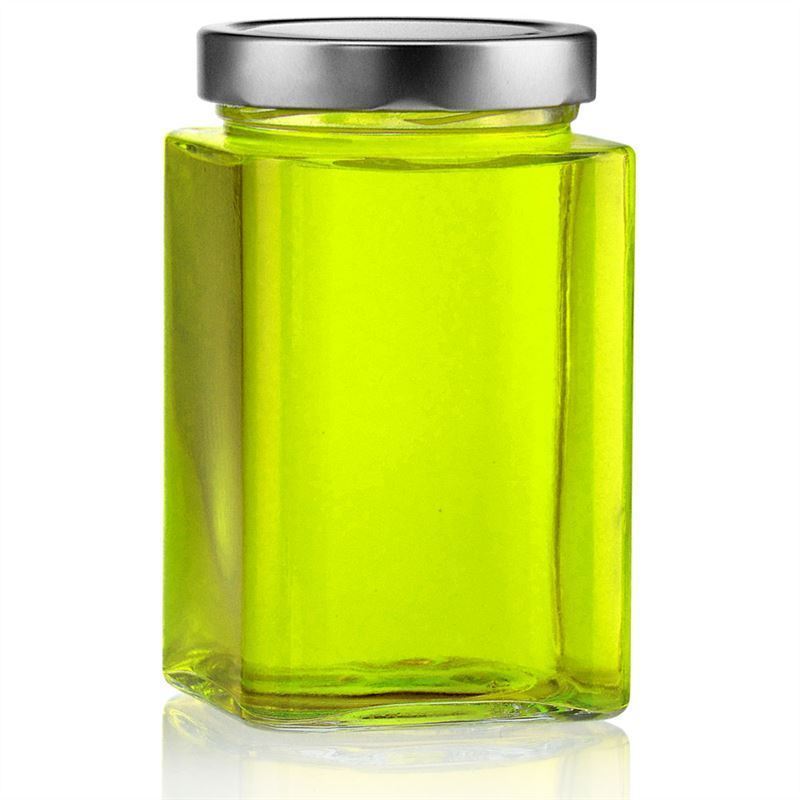 720 ml Vierkantglas 'Ikarus', Mündung: Deep-Twist-Off (DTO 82)