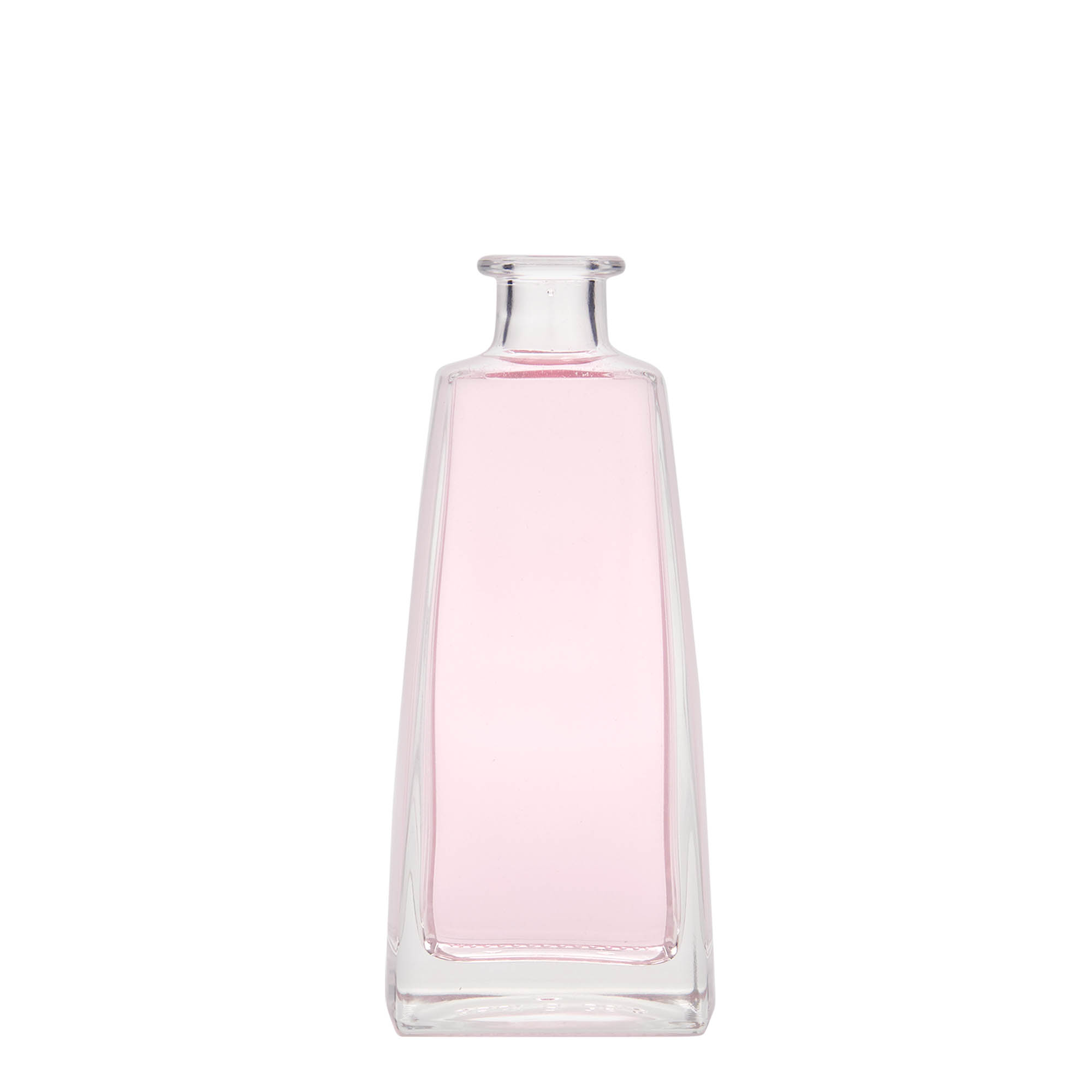 350 ml Glasflasche «Timmy», rechteckig, Mündung: Kork