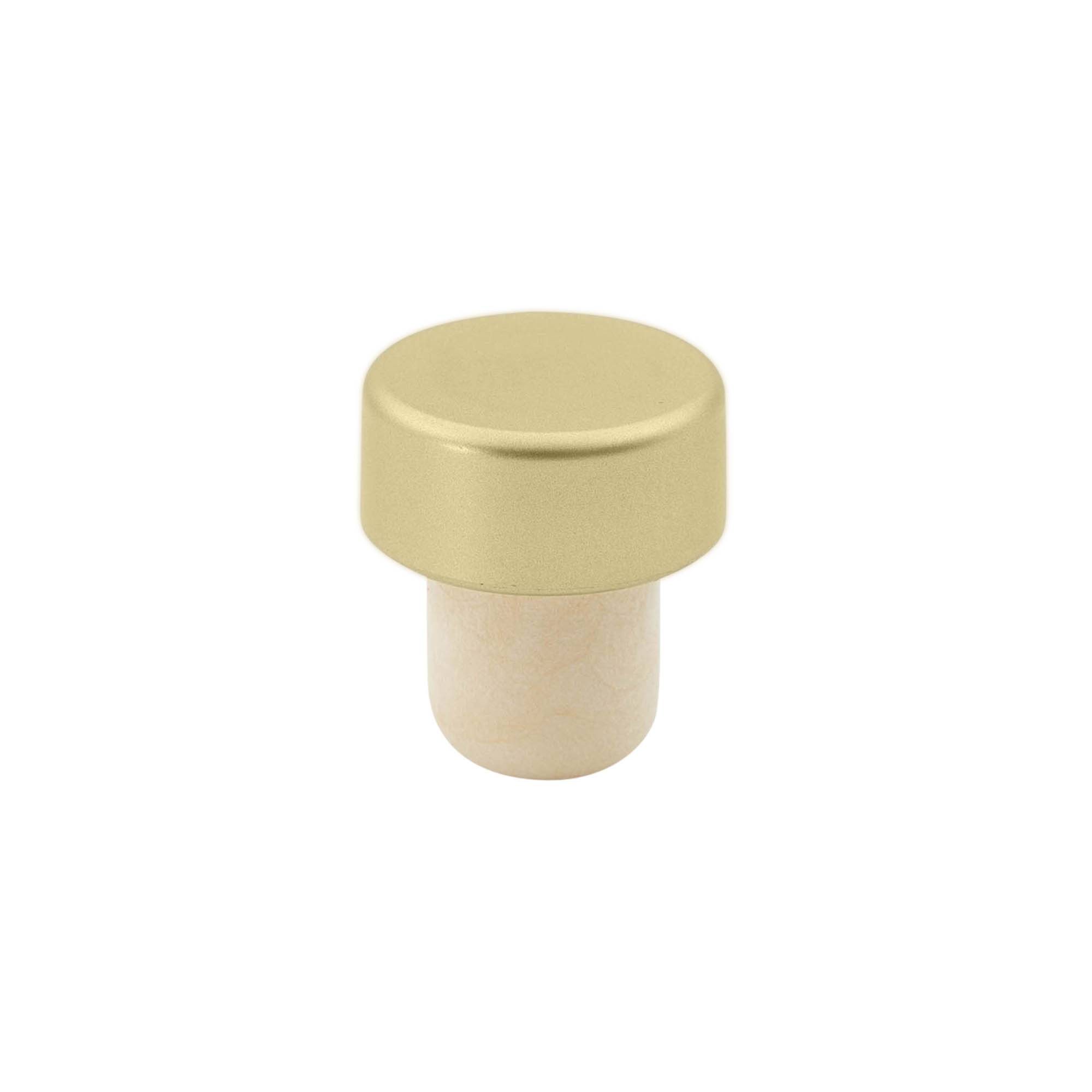 Griffkorken 19 mm, Kunststoff, gold, für Mündung: Kork Griffkorken 19 mm, Kunststoff, gold, für Mündung: Kork