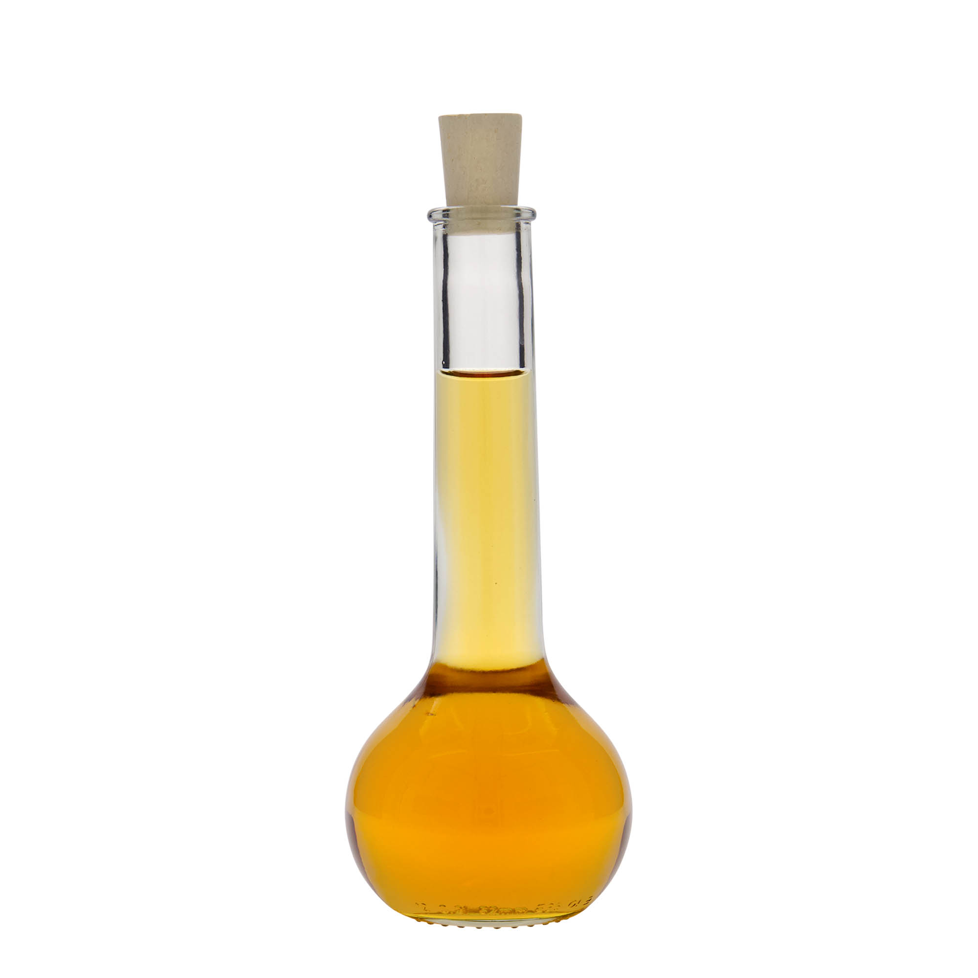 200 ml Glasflasche 'Tulipano', Mündung: Kork 200 ml Glasflasche 'Tulipano', Mündung: Kork
