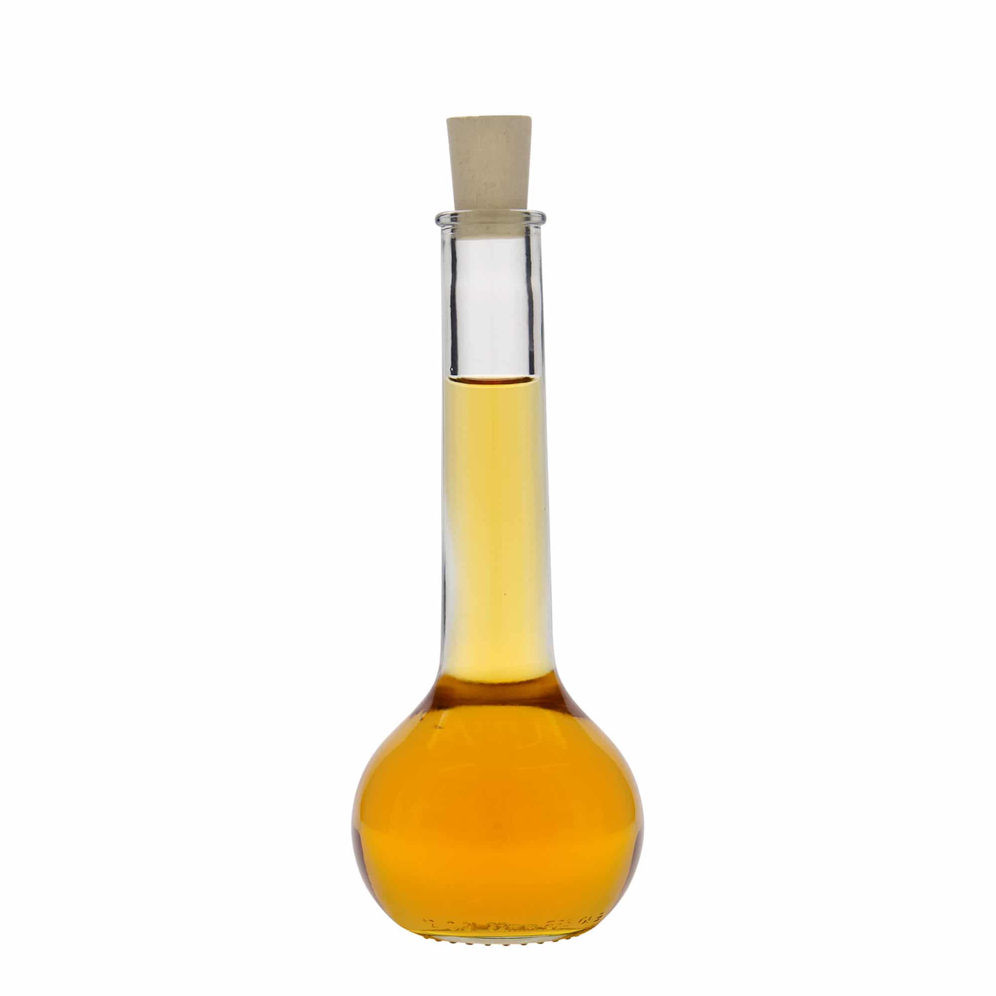 200 ml Glasflasche «Tulipano», Mündung: Kork