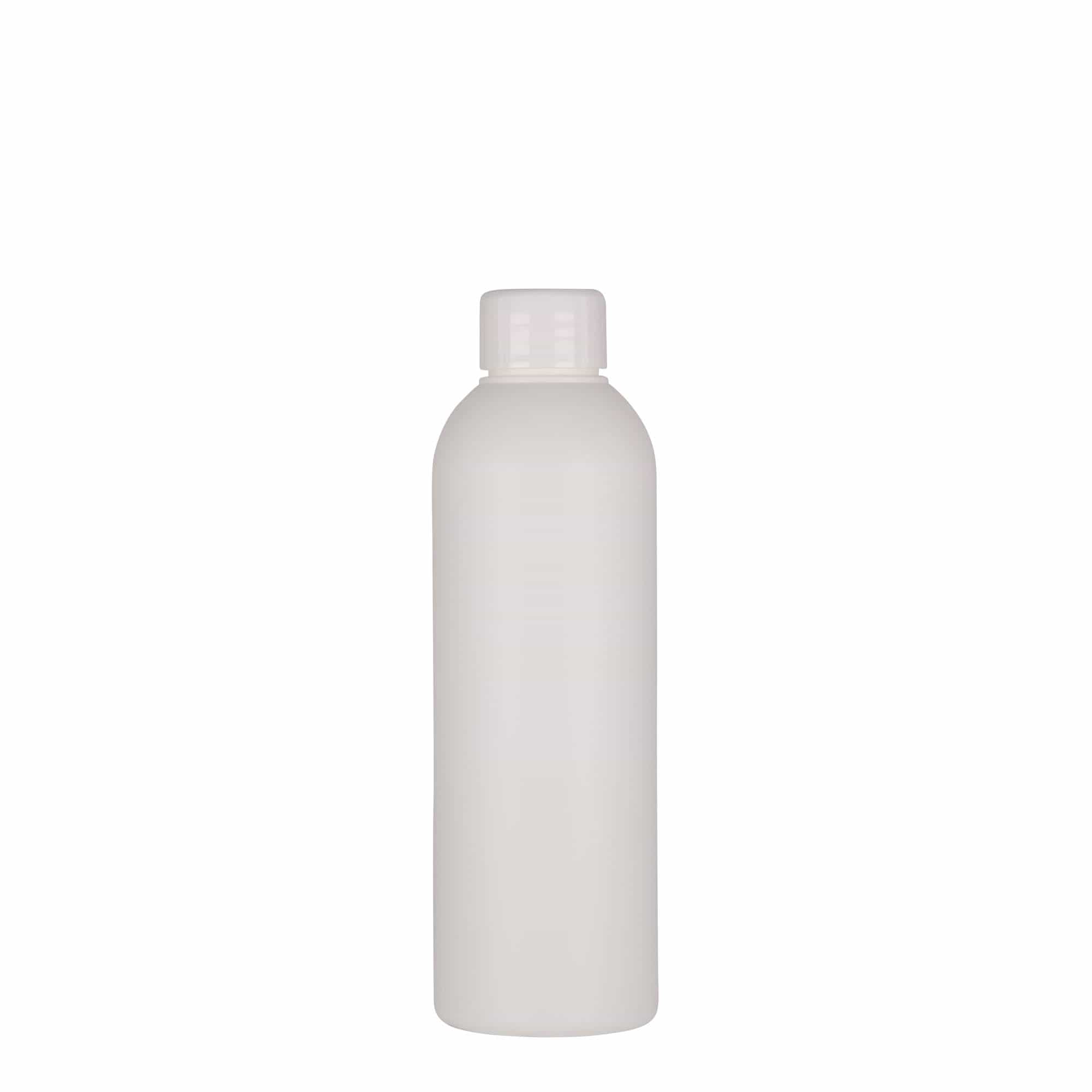200 ml Kunststoffflasche «Tuffy», HDPE, weiss, Mündung:  24/410