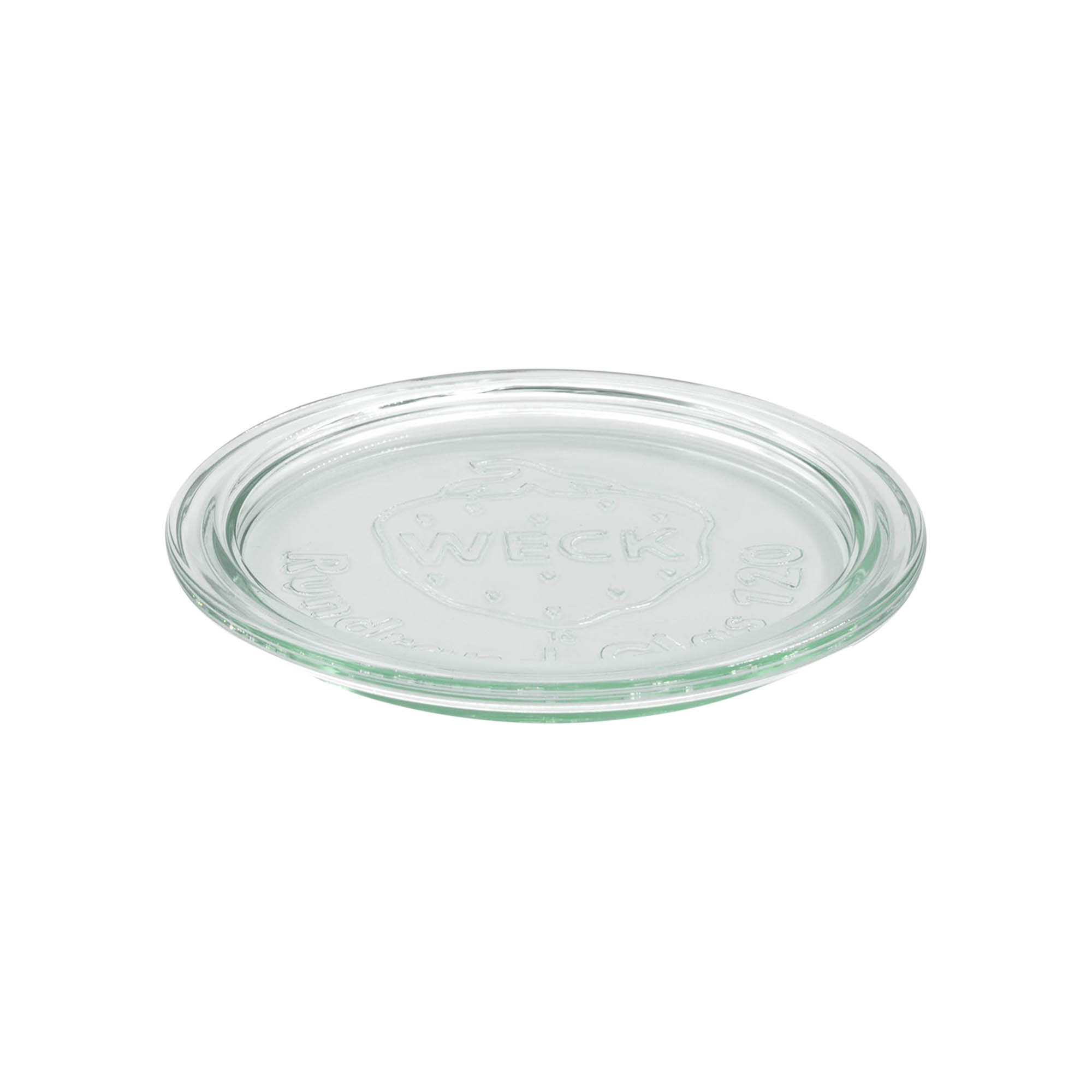WECK-Glasdeckel Rundrand, für Mündung: RR120 WECK-Glasdeckel Rundrand, für Mündung: RR120