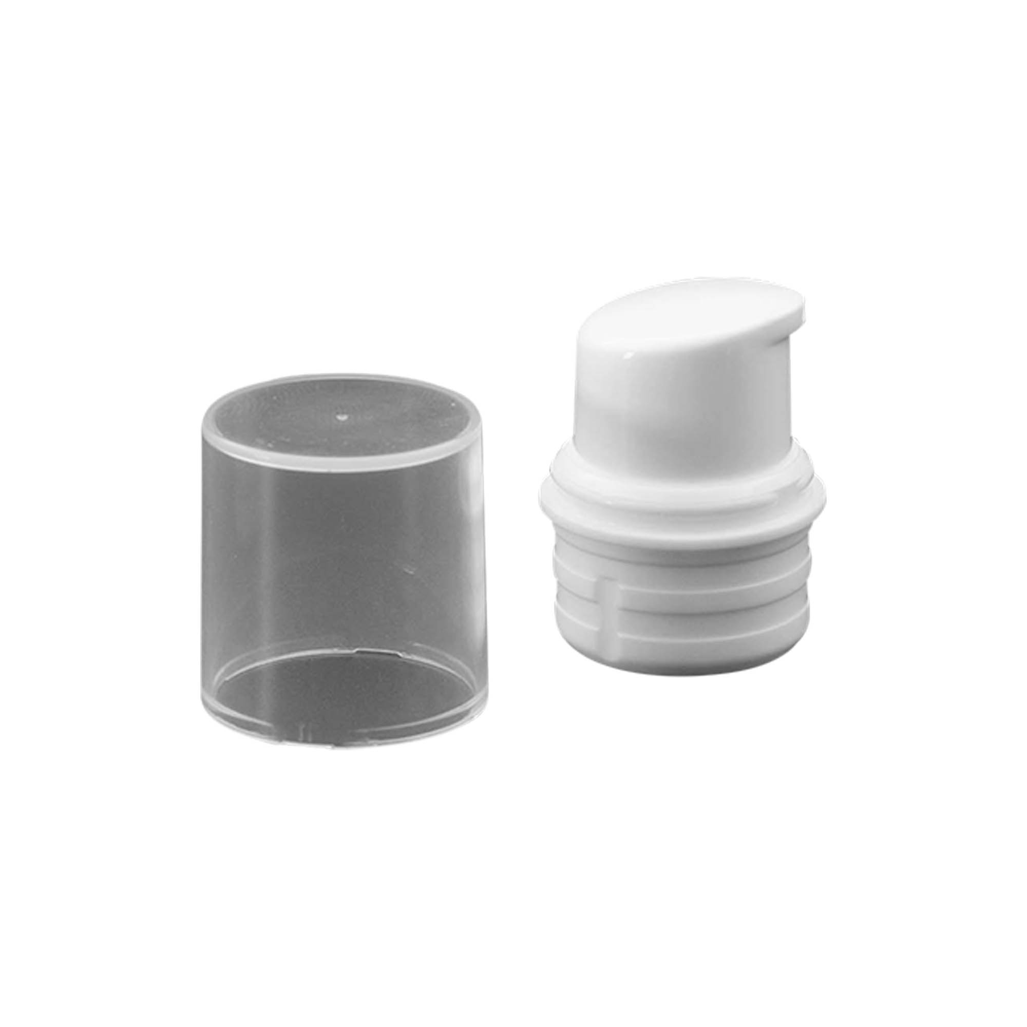 Airless Dispenser Pumpkopf 'Nano', PP-Kunststoff, weiß Airless Dispenser Pumpkopf 'Nano', PP-Kunststoff, weiß