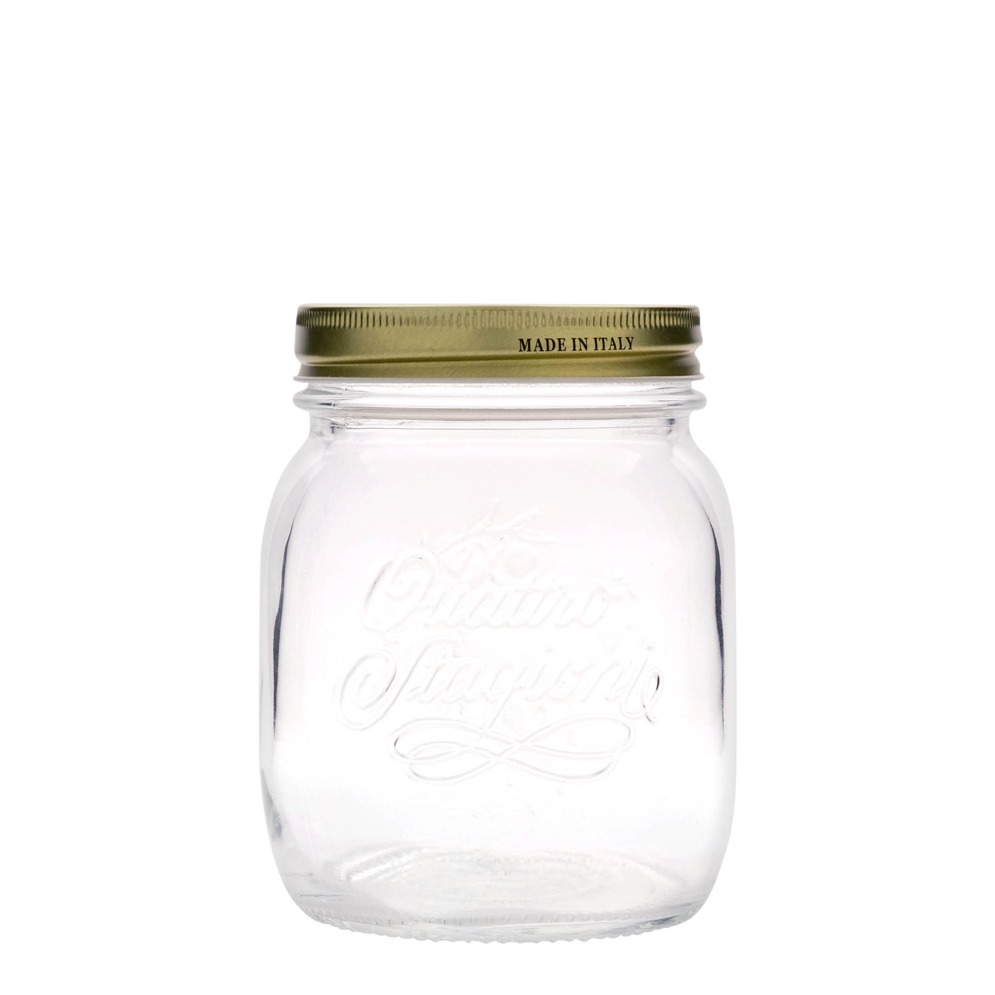 700 ml Glas «Quattro Stagioni», Mündung: Schraubverschluss