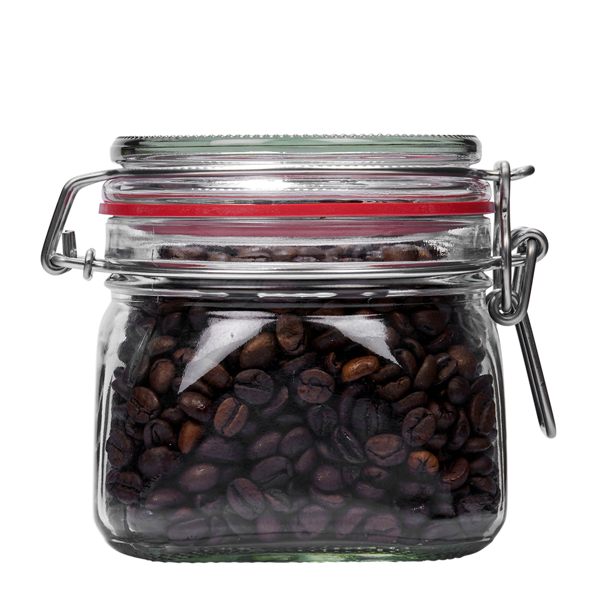 550 ml Drahtbügelglas, quadratisch, Mündung: Drahtbügelverschluss 550 ml Drahtbügelglas, quadratisch, Mündung: Drahtbügelverschluss