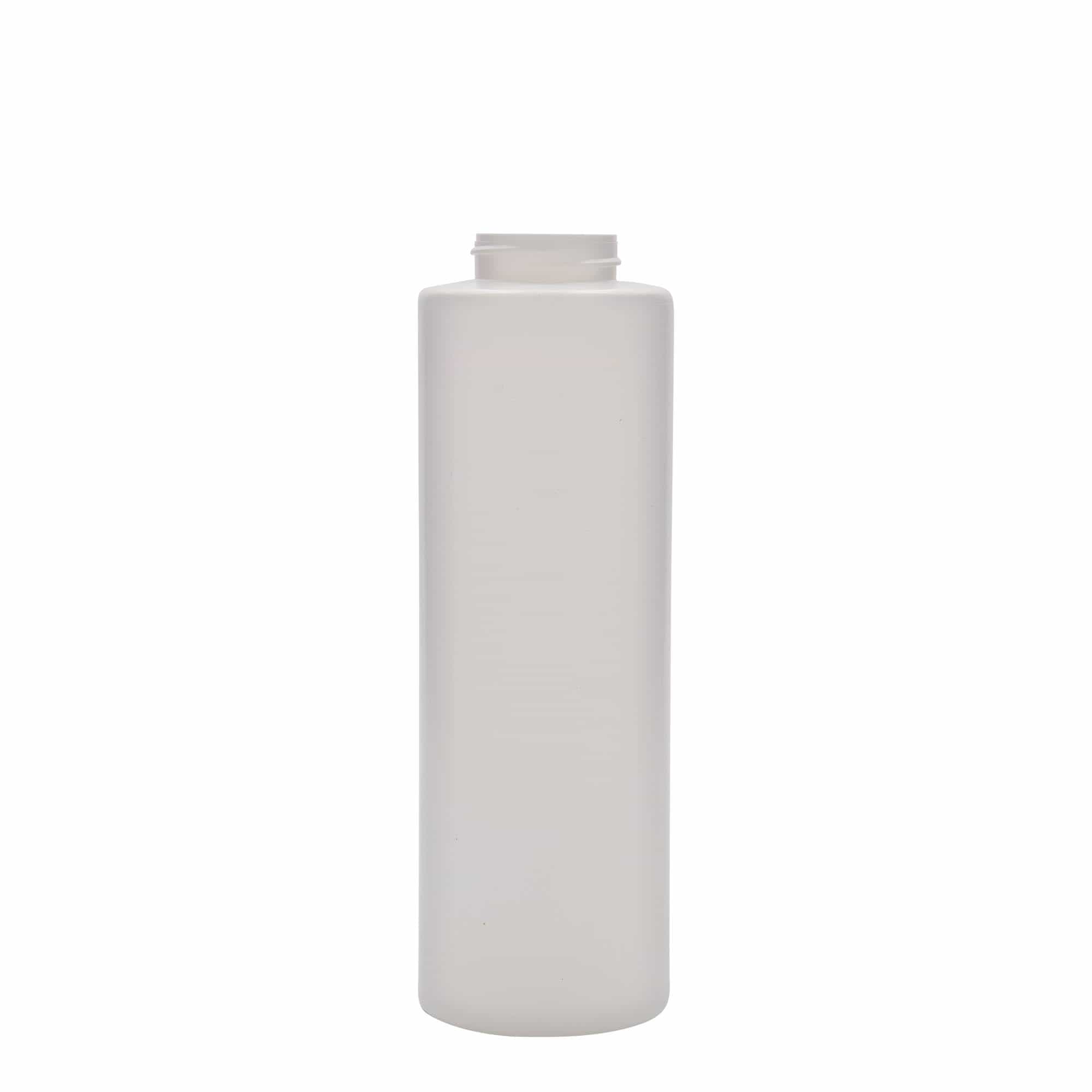 500 ml Sossenflasche, LDPE-Kunststoff, weiss, Mündung:  38/400
