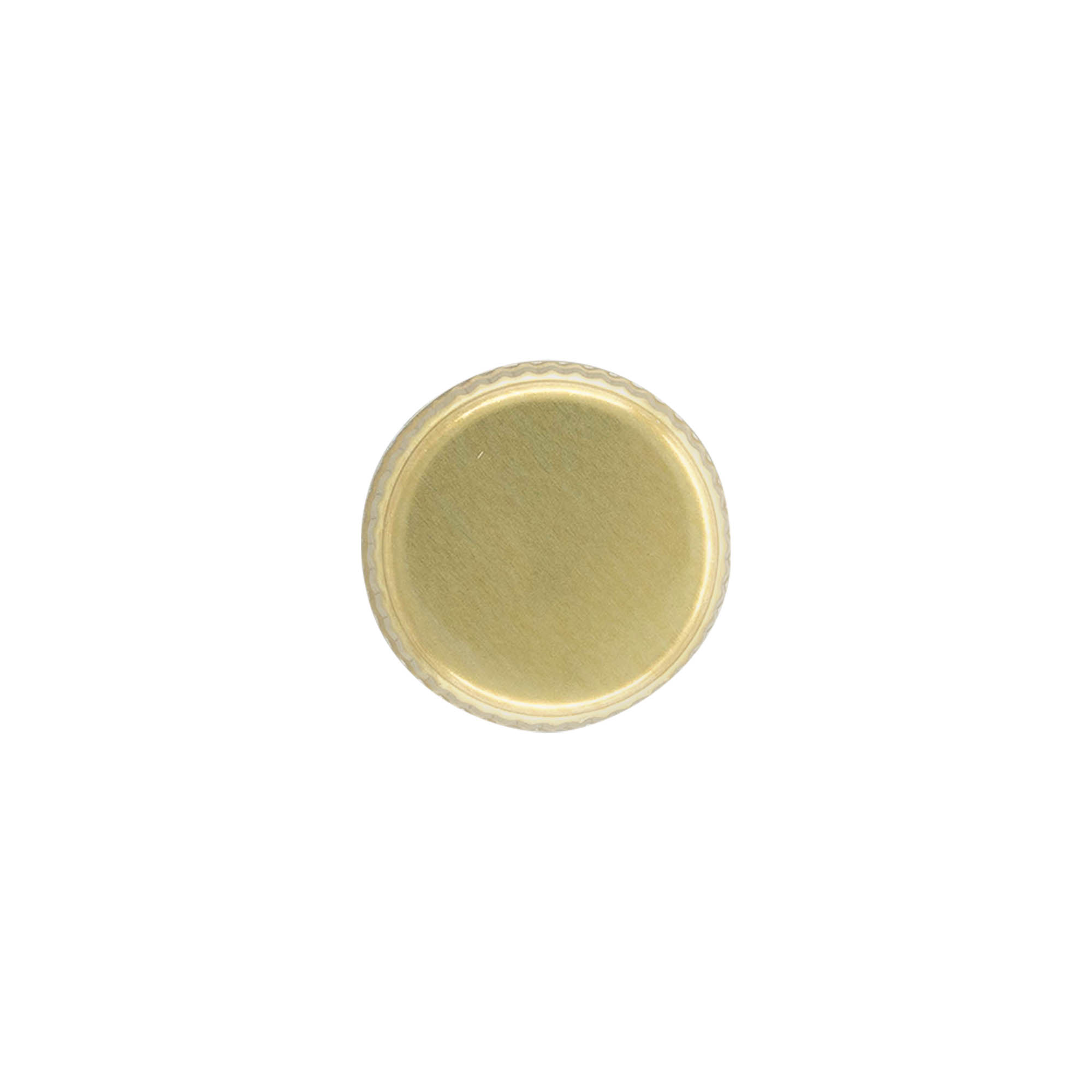 Schraubverschluss, Metall, gold, für Mündung: PP 28