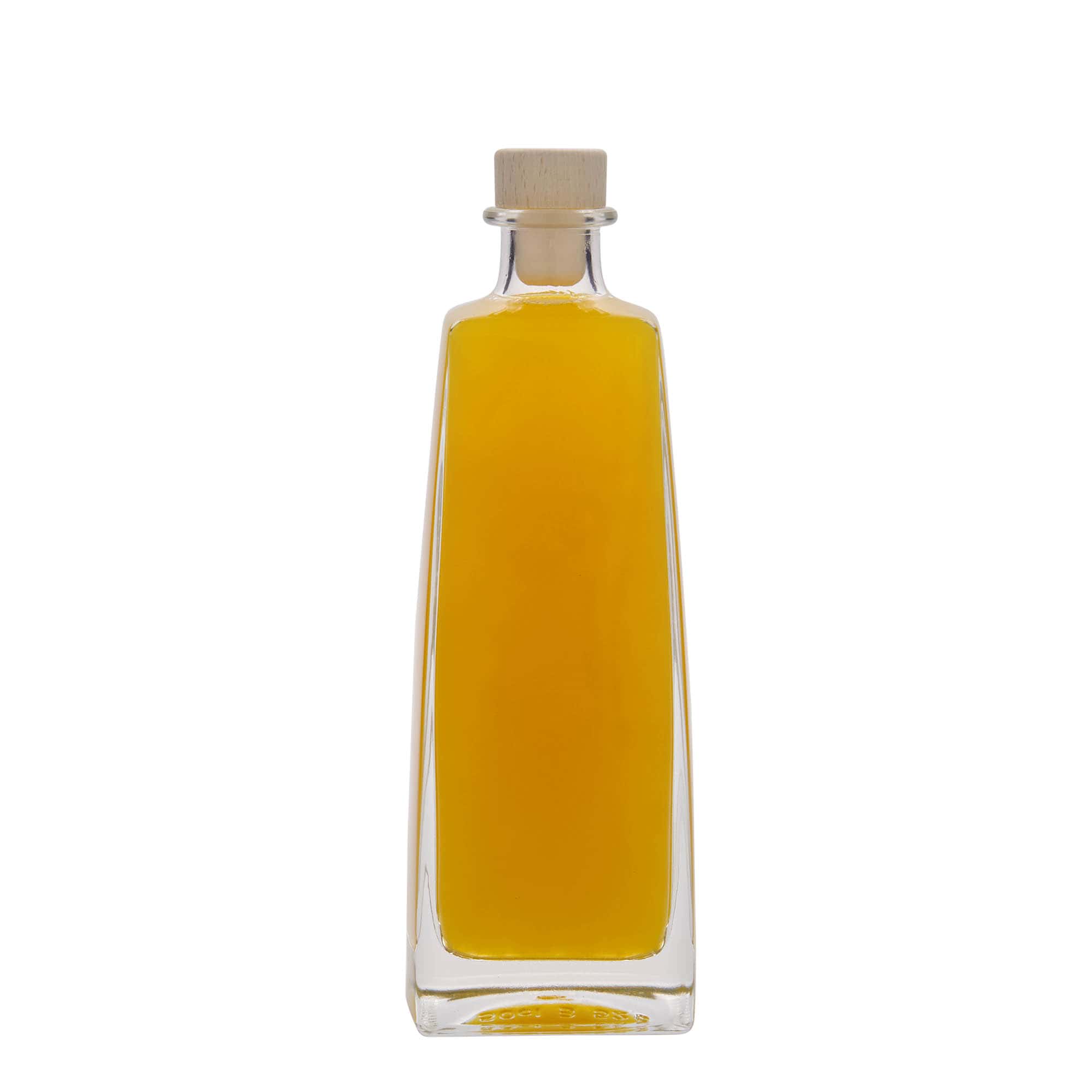 500 ml Glasflasche «Timmy», rechteckig, Mündung: Kork
