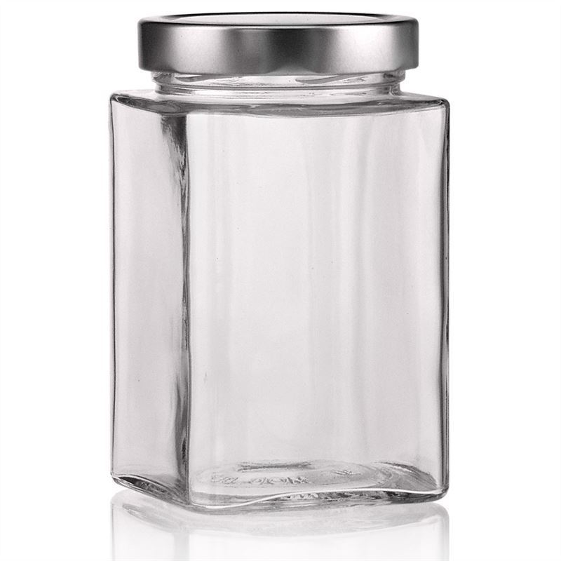 720 ml Vierkantglas «Ikarus», Mündung: Deep-Twist-off (DTO 82)