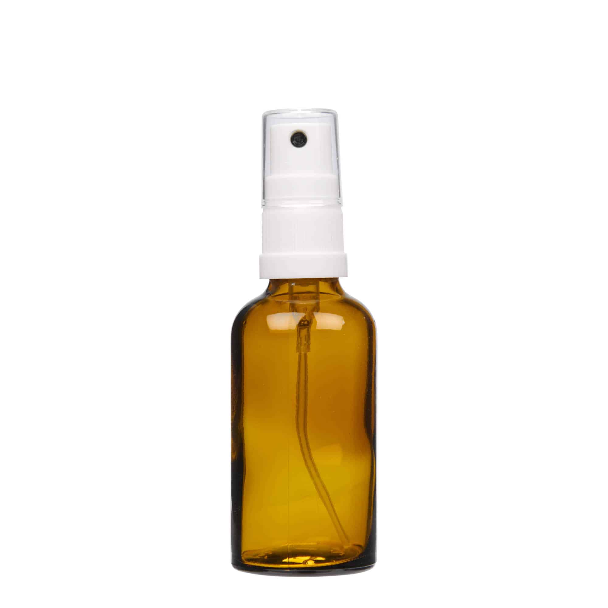 50 ml Sprühflasche Medizin, Glas, braun, Mündung: DIN 18 50 ml Sprühflasche Medizin, Glas, braun, Mündung: DIN 18