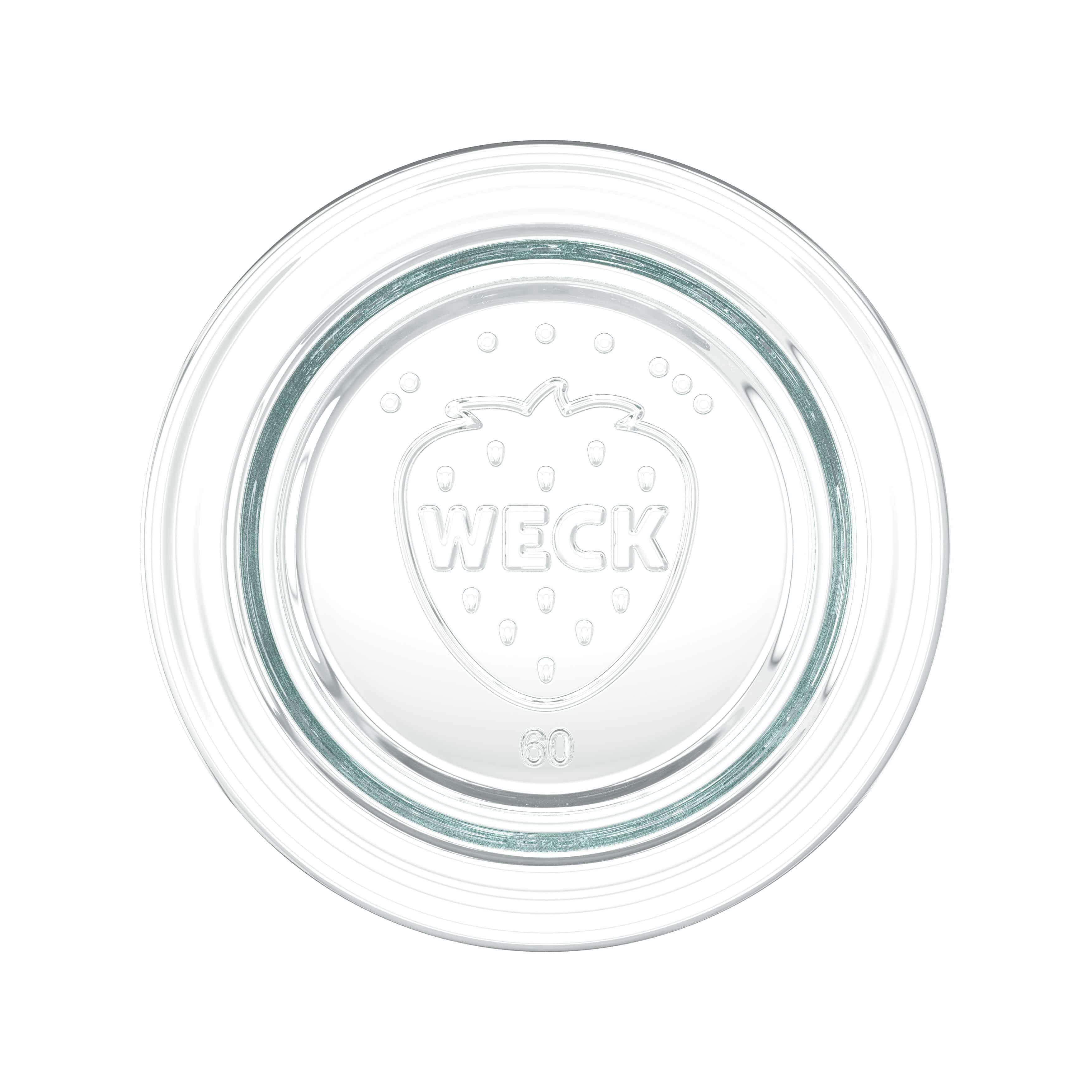 6x 220 ml WECK-Schmuckglas mit Glasdeckel RR 60