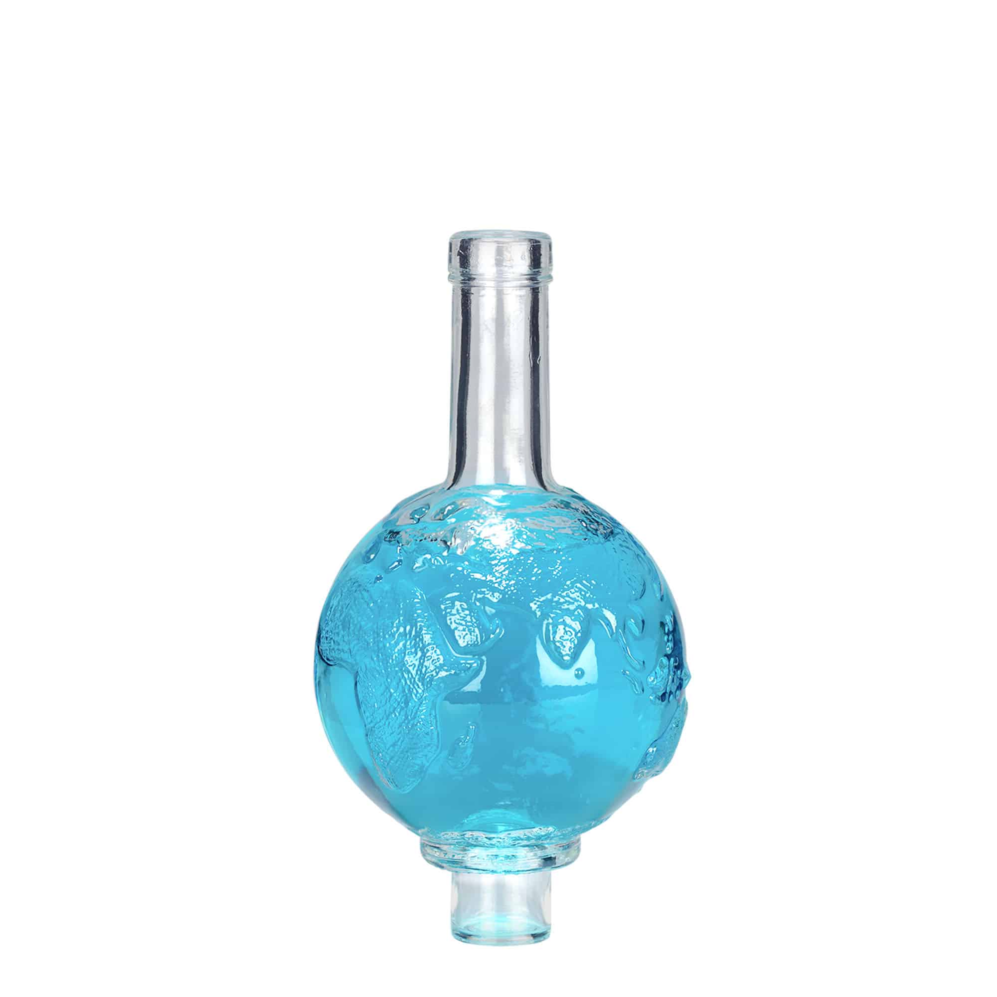 500 ml Glasflasche «Globus», Mündung: Kork