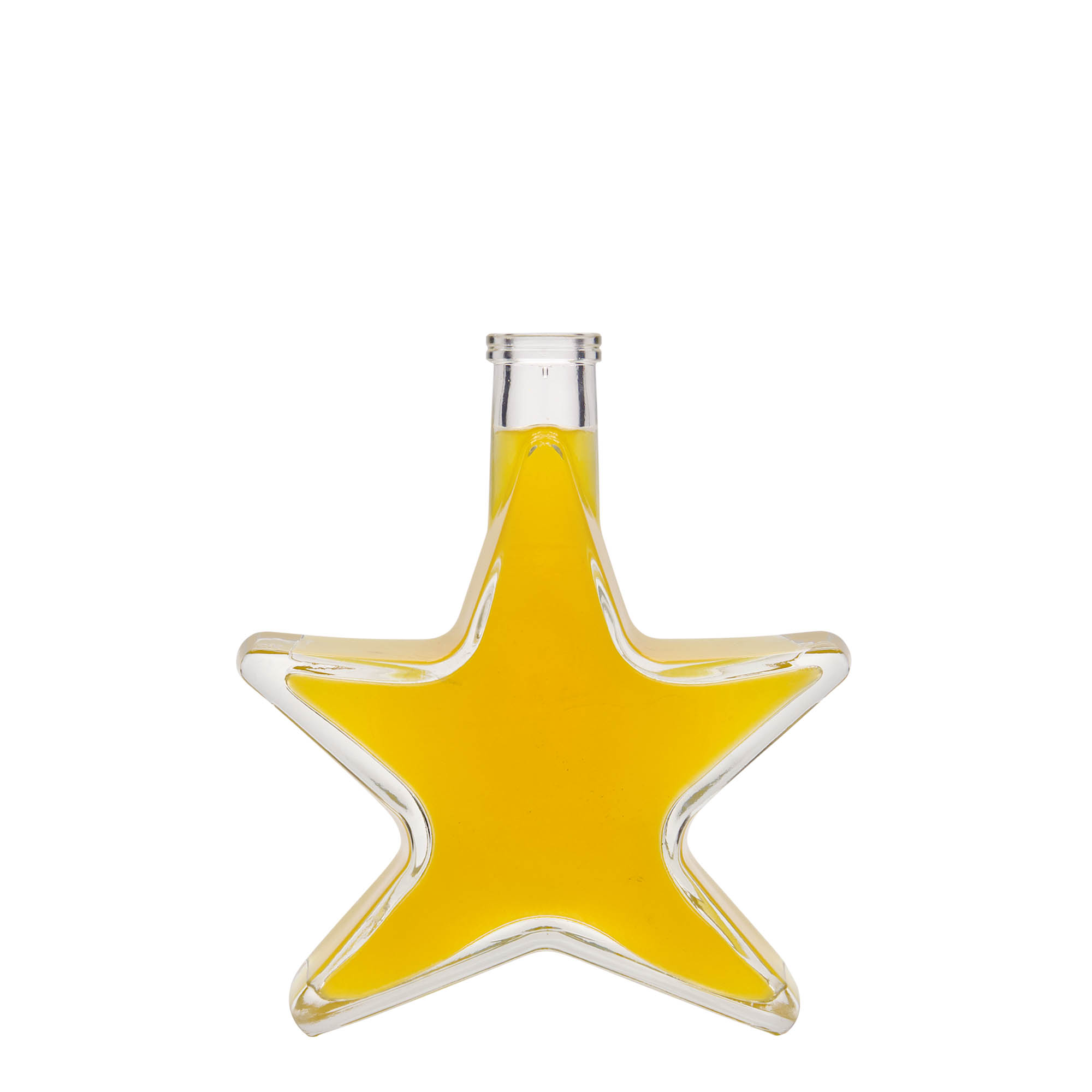 200 ml Glasflasche «Stern», Mündung: Kork