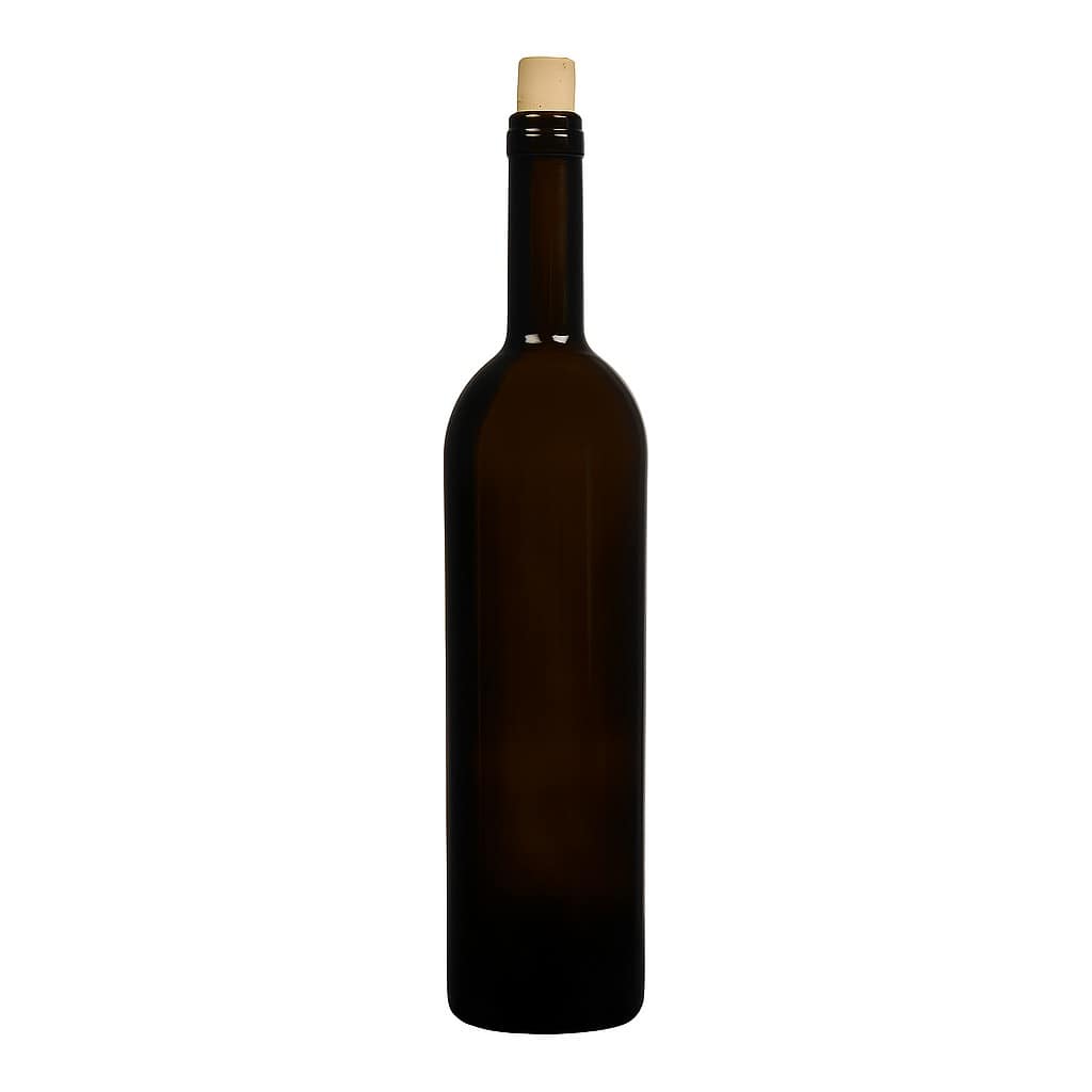 750 ml Weinflasche «Liberty», antikgrün, Mündung: Kork