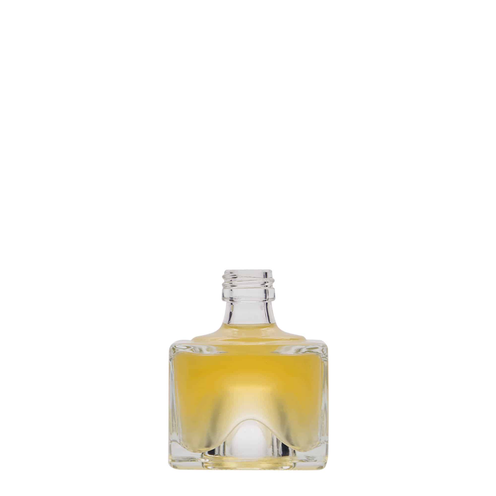 40 ml Glasflasche «Cocolores», quadratisch, Mündung: PP 18