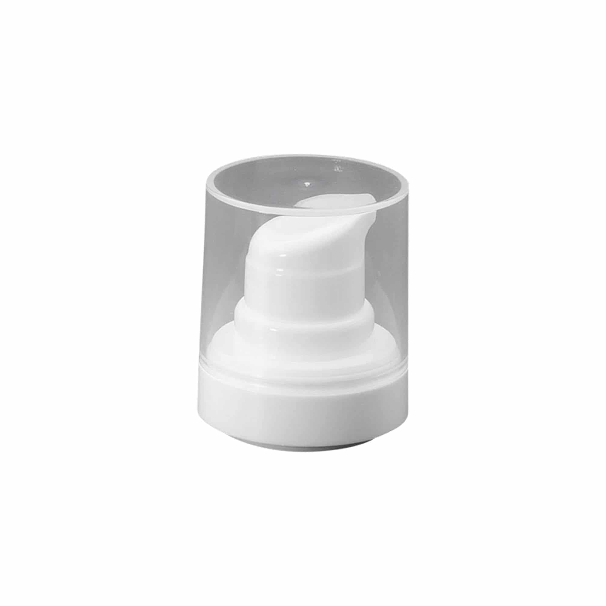 Airless Dispenser Pumpkopf 'Micro', PP-Kunststoff, weiß Airless Dispenser Pumpkopf 'Micro', PP-Kunststoff, weiß