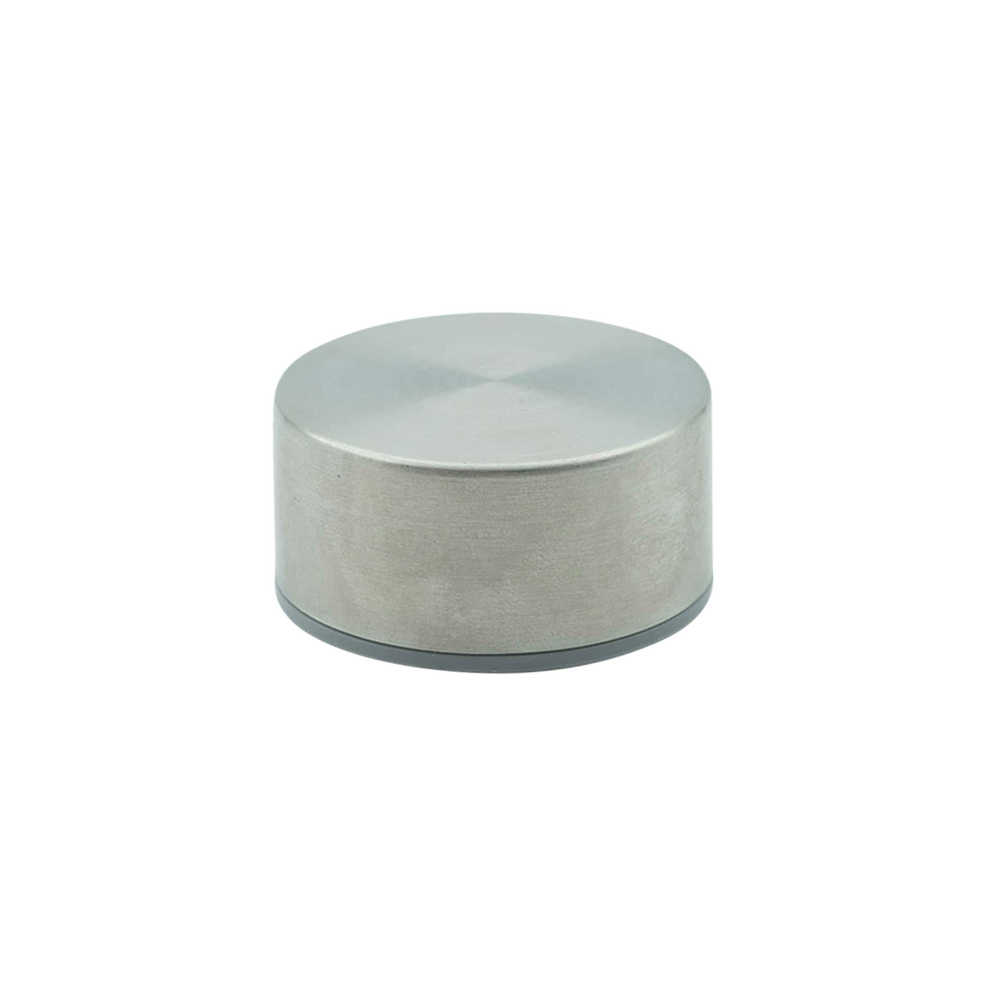 Schraubdeckel 'Perseus', Metall, silber