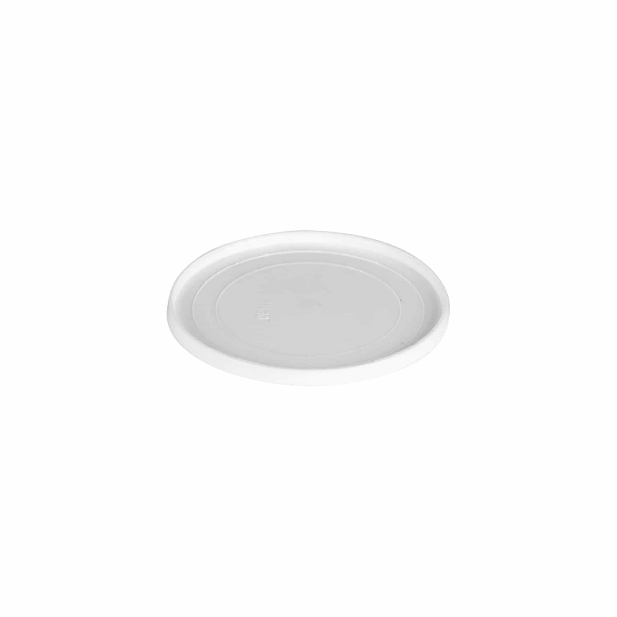 Abdeckscheibe für 30 ml 'Bianca', PP-Kunststoff, weiß