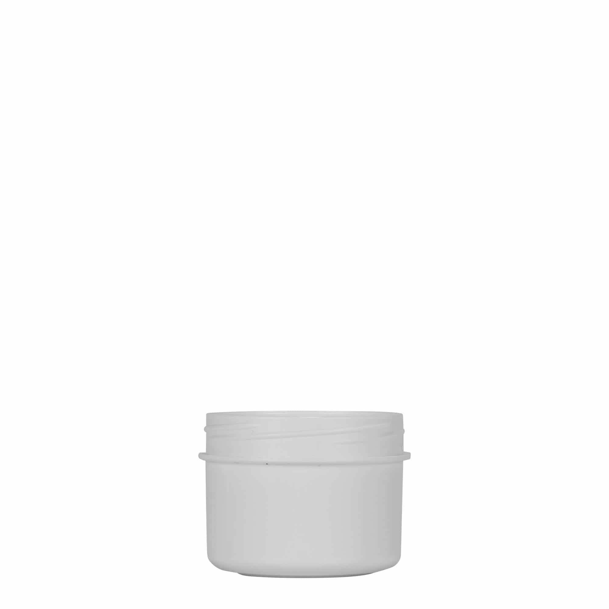 35 ml Kunststoffdose «White Line», PP, weiss, Mündung: Schraubverschluss