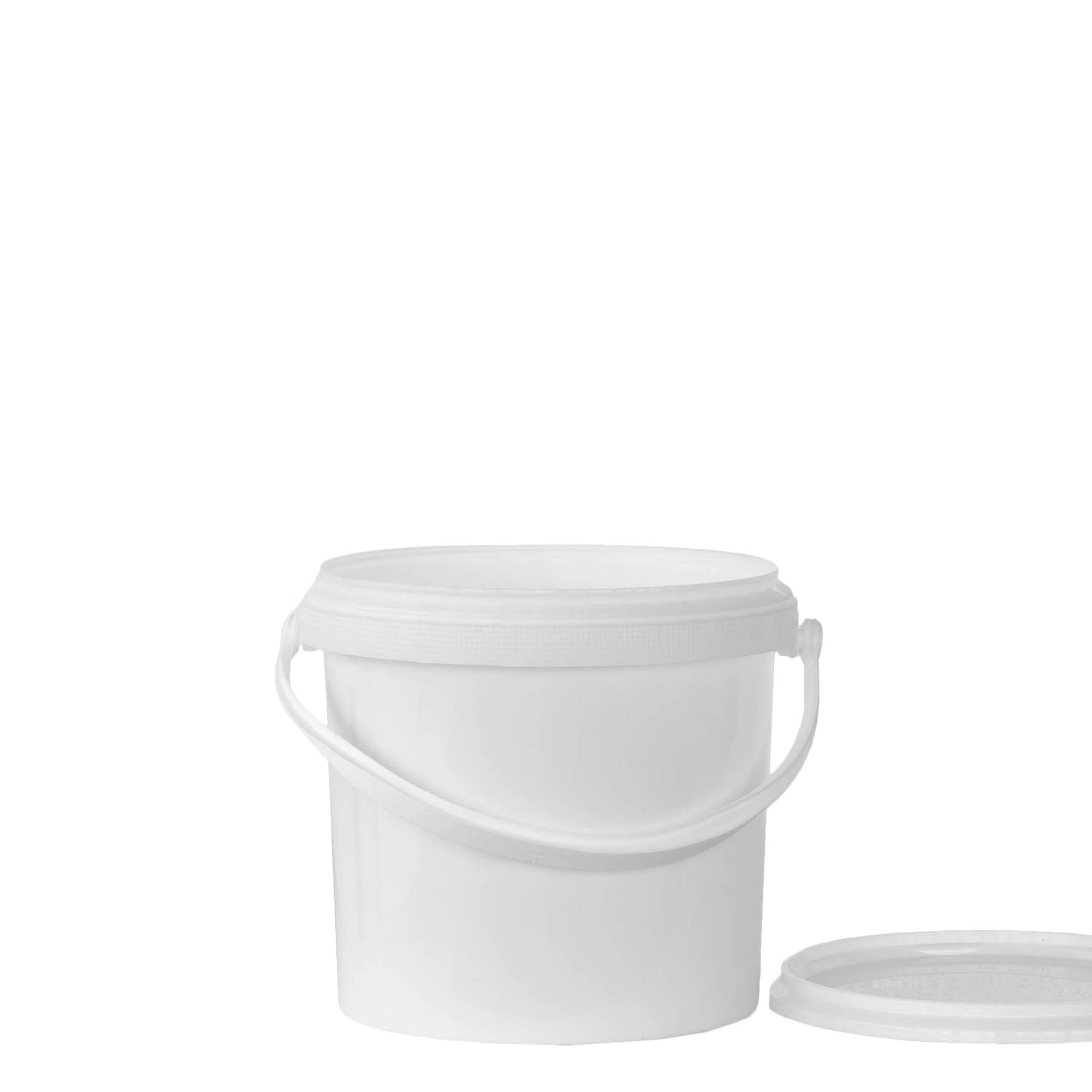 2,5 l Eimer, PP-Kunststoff, weiß 2,5 l Eimer, PP-Kunststoff, weiß