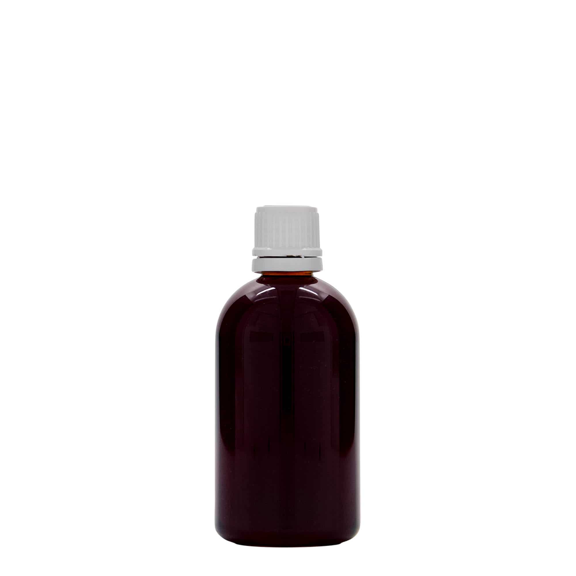 100 ml PET-Medizinflasche 'Easy Living', Kunststoff, Mündung: DIN 18