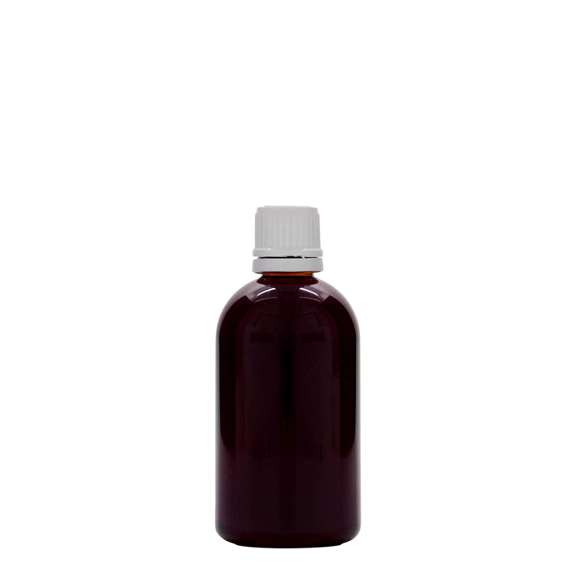 100 ml PET-Medizinflasche 'Easy Living', Kunststoff, Mündung: DIN 18