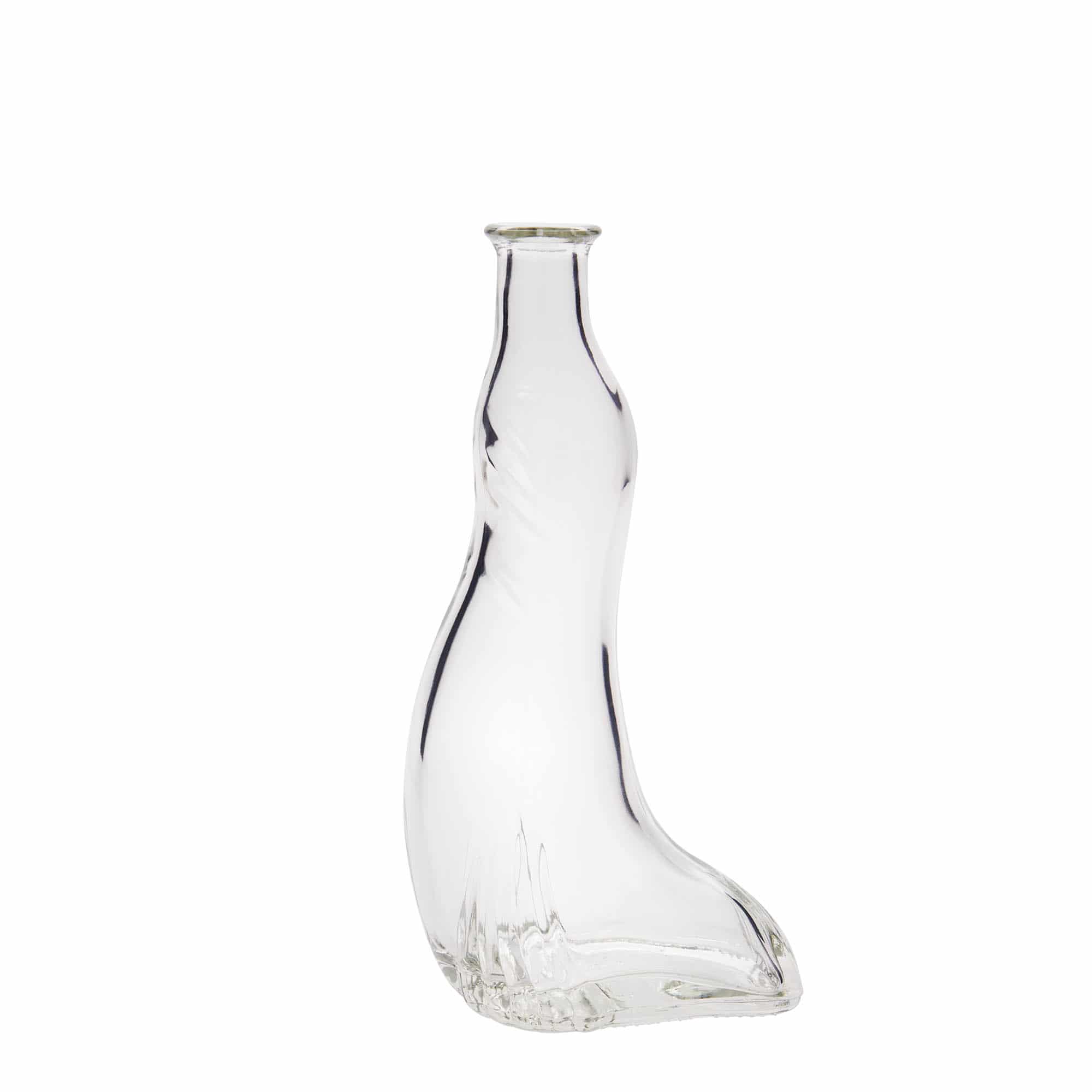 200 ml Glasflasche «Seehund», Mündung: Kork