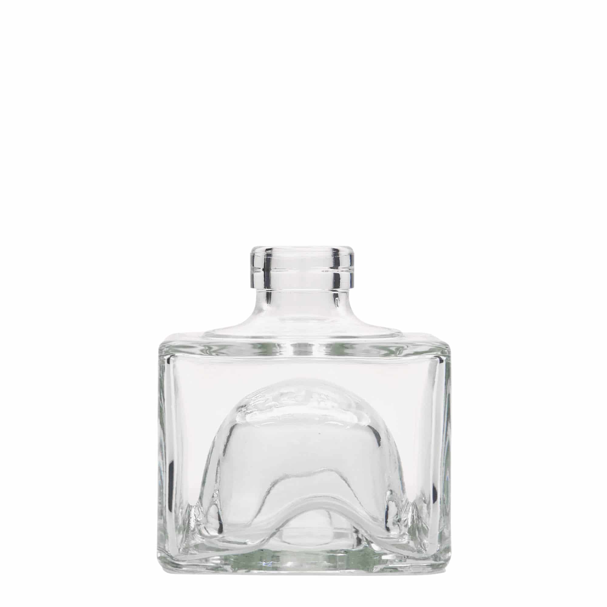 200 ml Glasflasche 'Cocolores', quadratisch, Mündung: Kork 200 ml Glasflasche 'Cocolores', quadratisch, Mündung: Kork