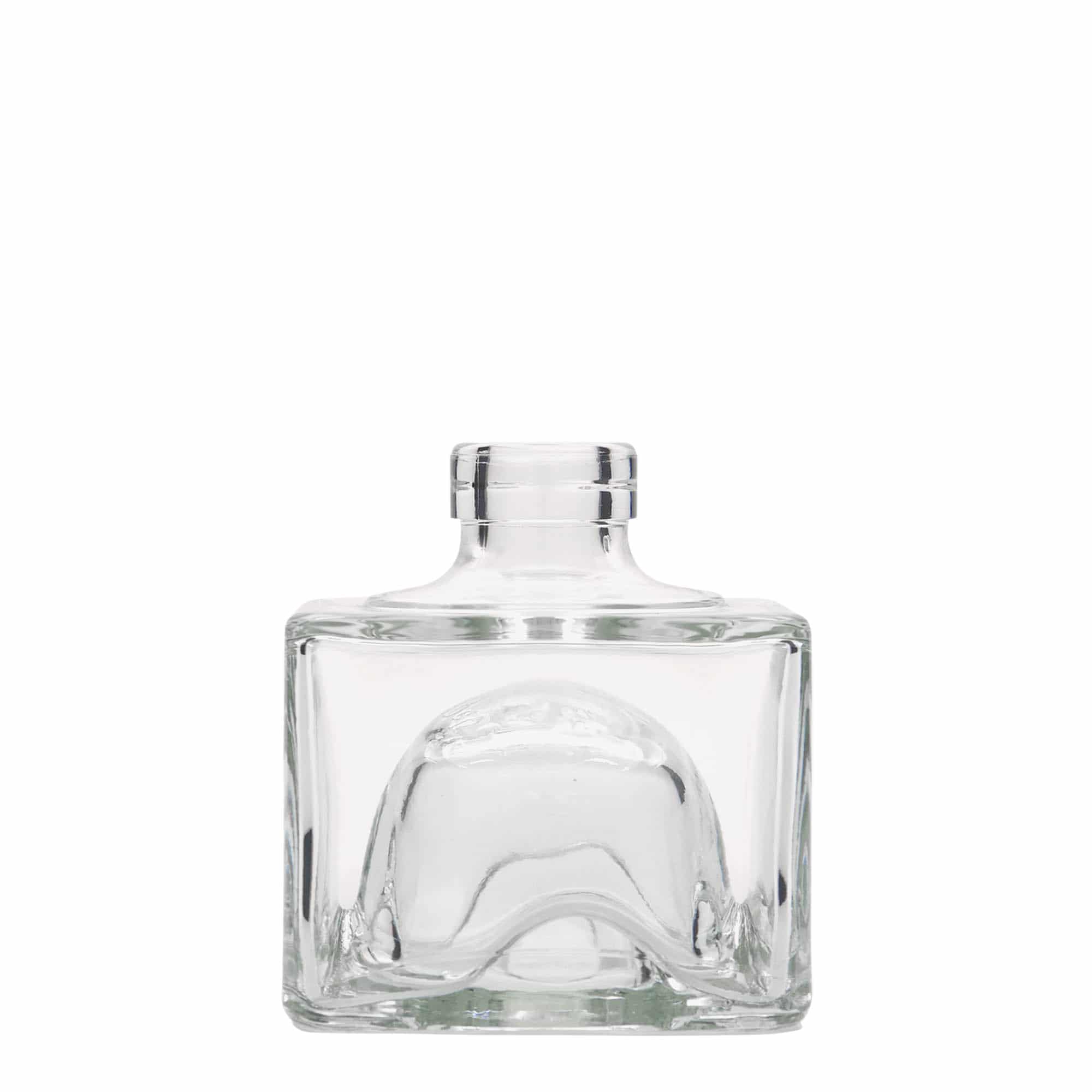 200 ml Glasflasche «Cocolores», quadratisch, Mündung: Kork