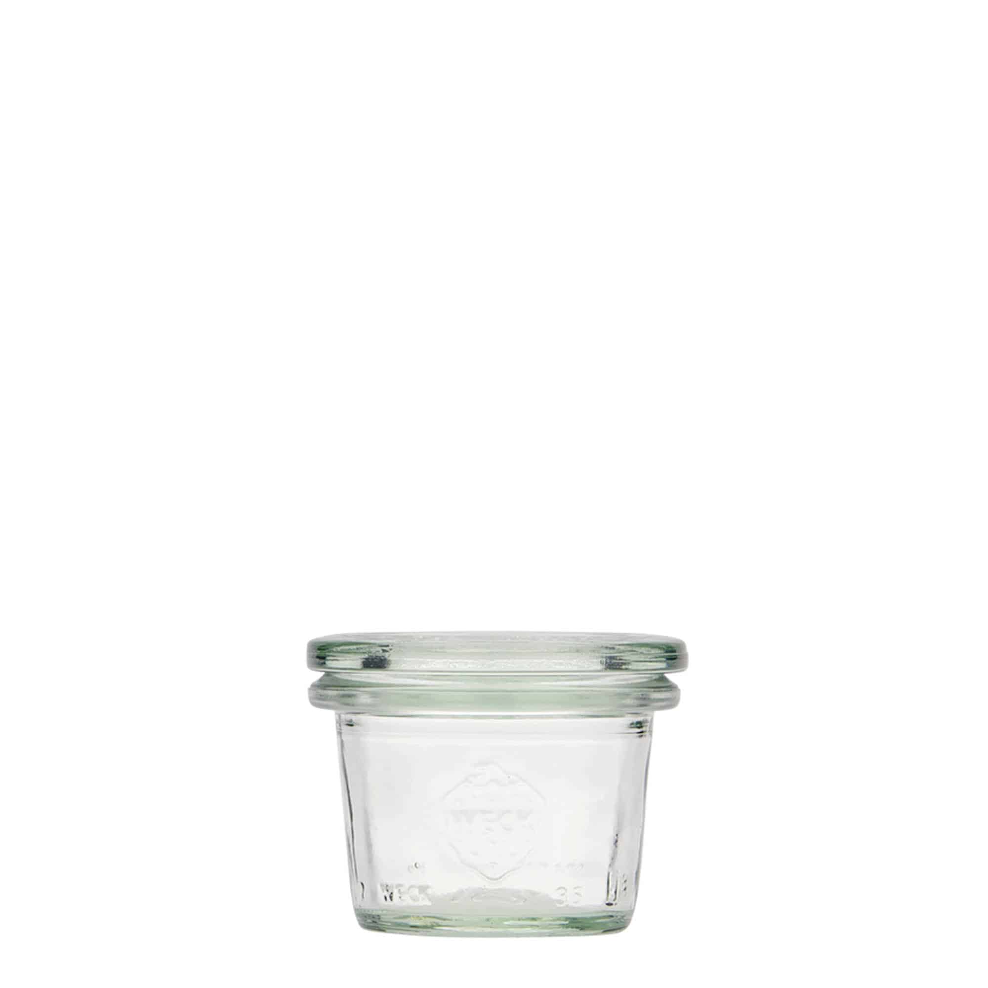 35 ml WECK-Sturzglas, Mündung: Rundrand 35 ml WECK-Sturzglas, Mündung: Rundrand