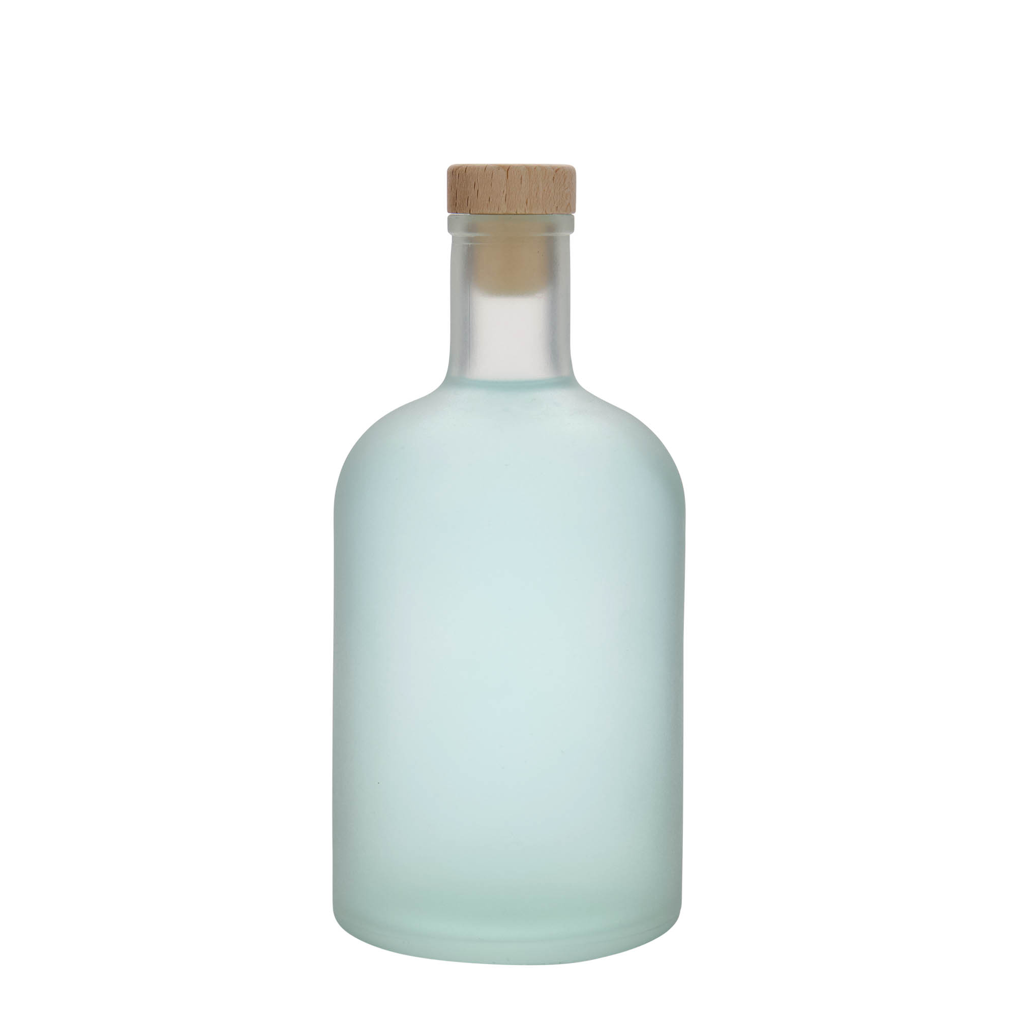 700 ml Glasflasche 'Gerardino', geeist, Mündung: Kork 700 ml Glasflasche 'Gerardino', geeist, Mündung: Kork