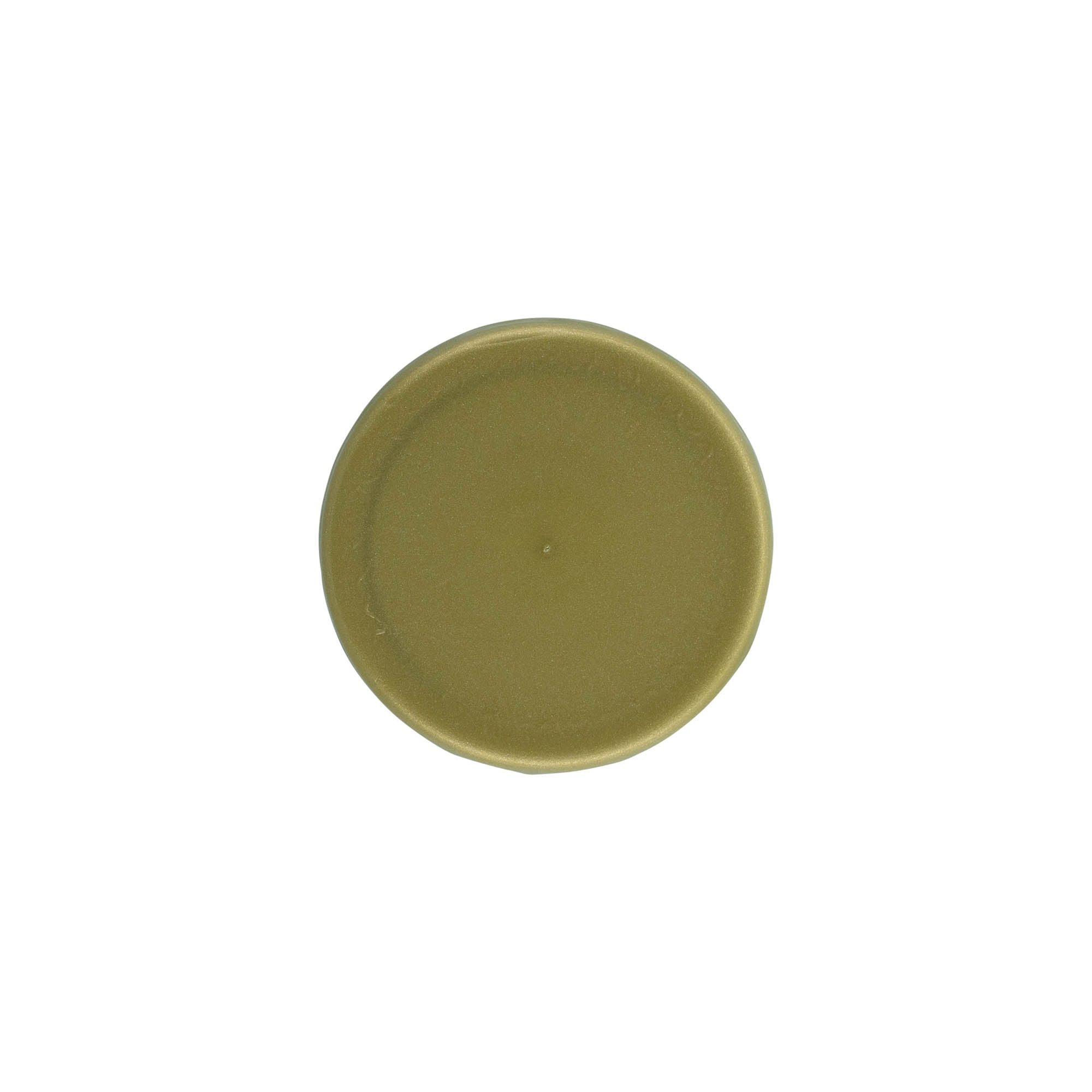 Stülpdeckel für Enghals-Keramiktopf, HDPE-Kunststoff, gold Stülpdeckel für Enghals-Keramiktopf, HDPE-Kunststoff, gold