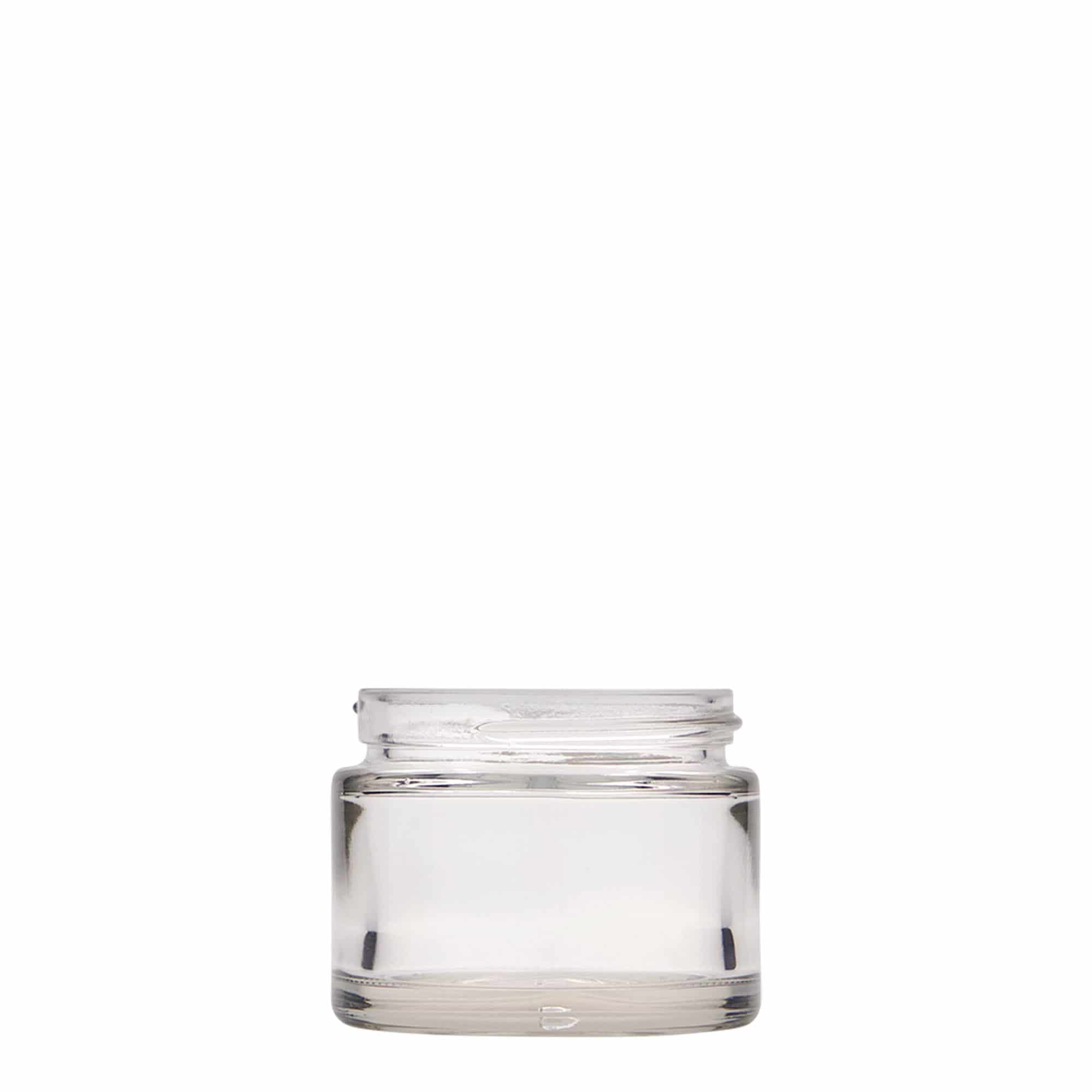 50 ml Tiegel «Beauty», Glas, Mündung: Schraubverschluss