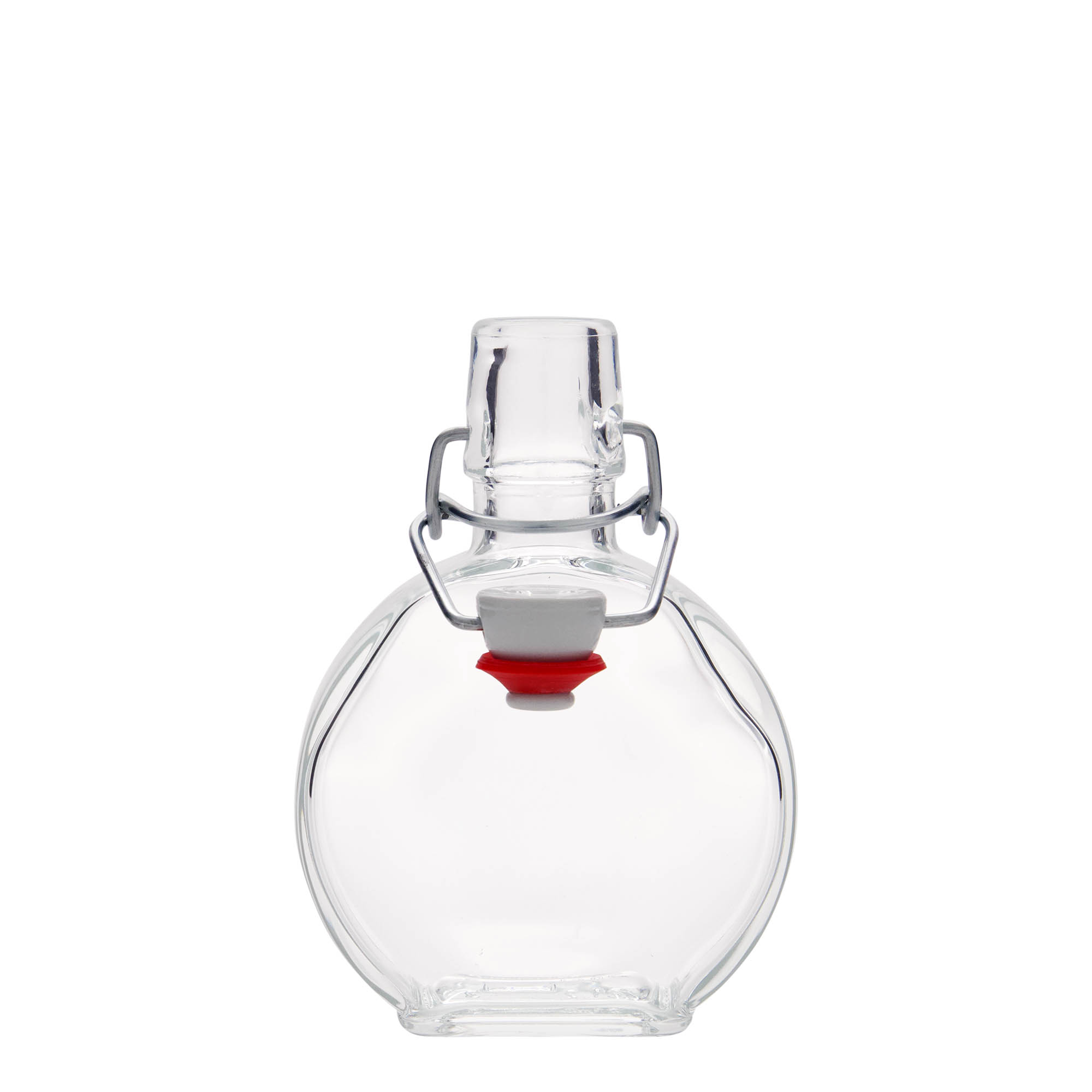 200 ml Glasflasche «Sensatione», rechteckig, Mündung: Bügelverschluss