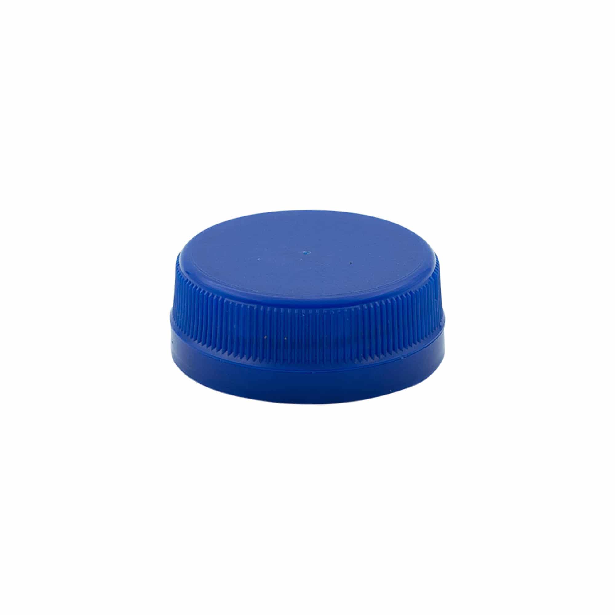 Schraubverschlus Zweistartgewinde, PE-Kunststoff, blau, für Mündung: PET 38 mm