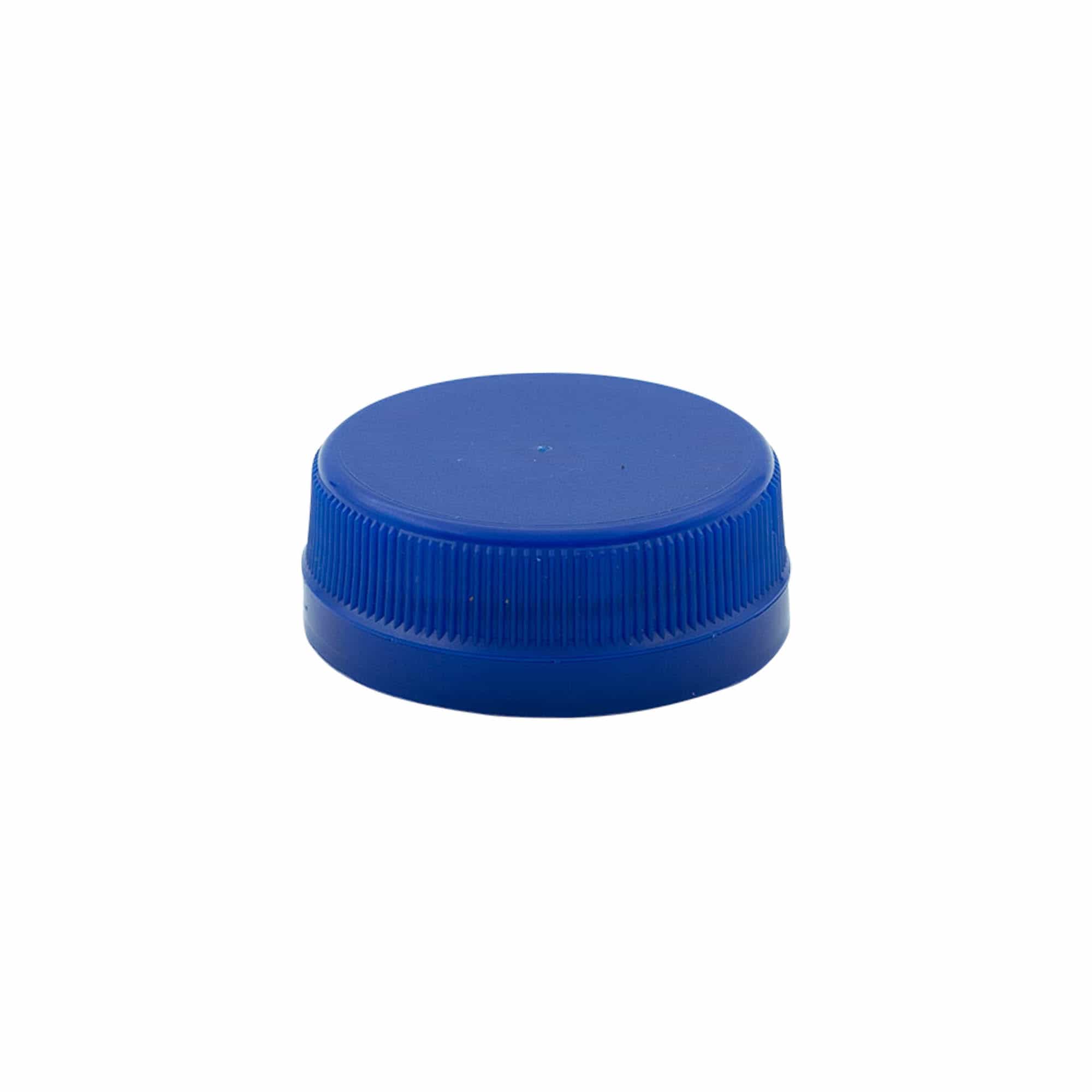 Schraubverschlus Zweistartgewinde, PE-Kunststoff, blau, für Mündung: PET 38 mm