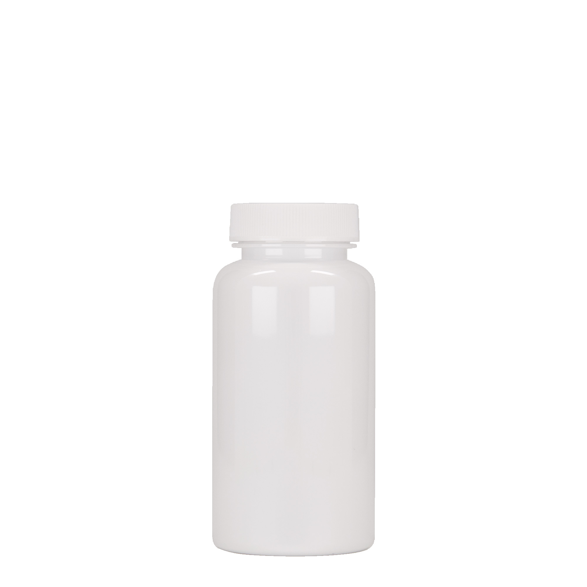 150 ml PET-Packer, Kunststoff, weiss, Mündung:  38/400