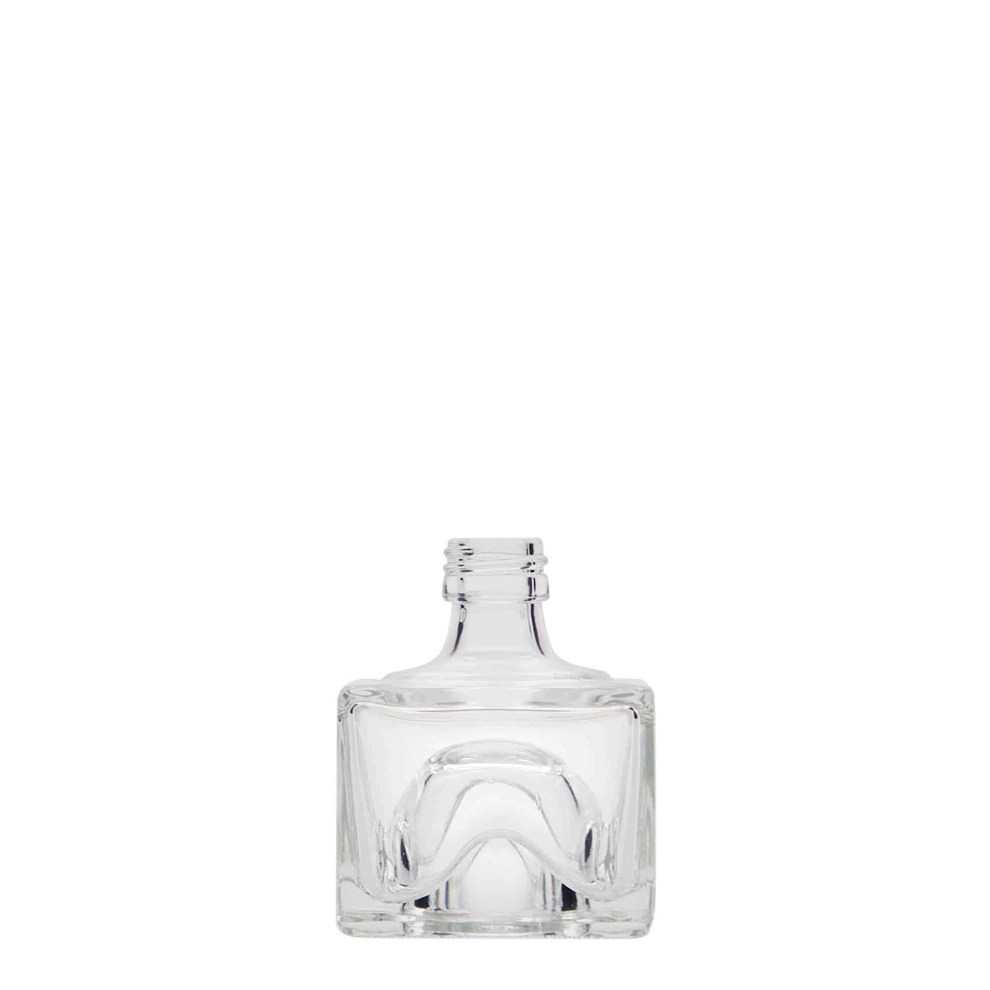 40 ml Glasflasche «Cocolores», quadratisch, Mündung: PP 18