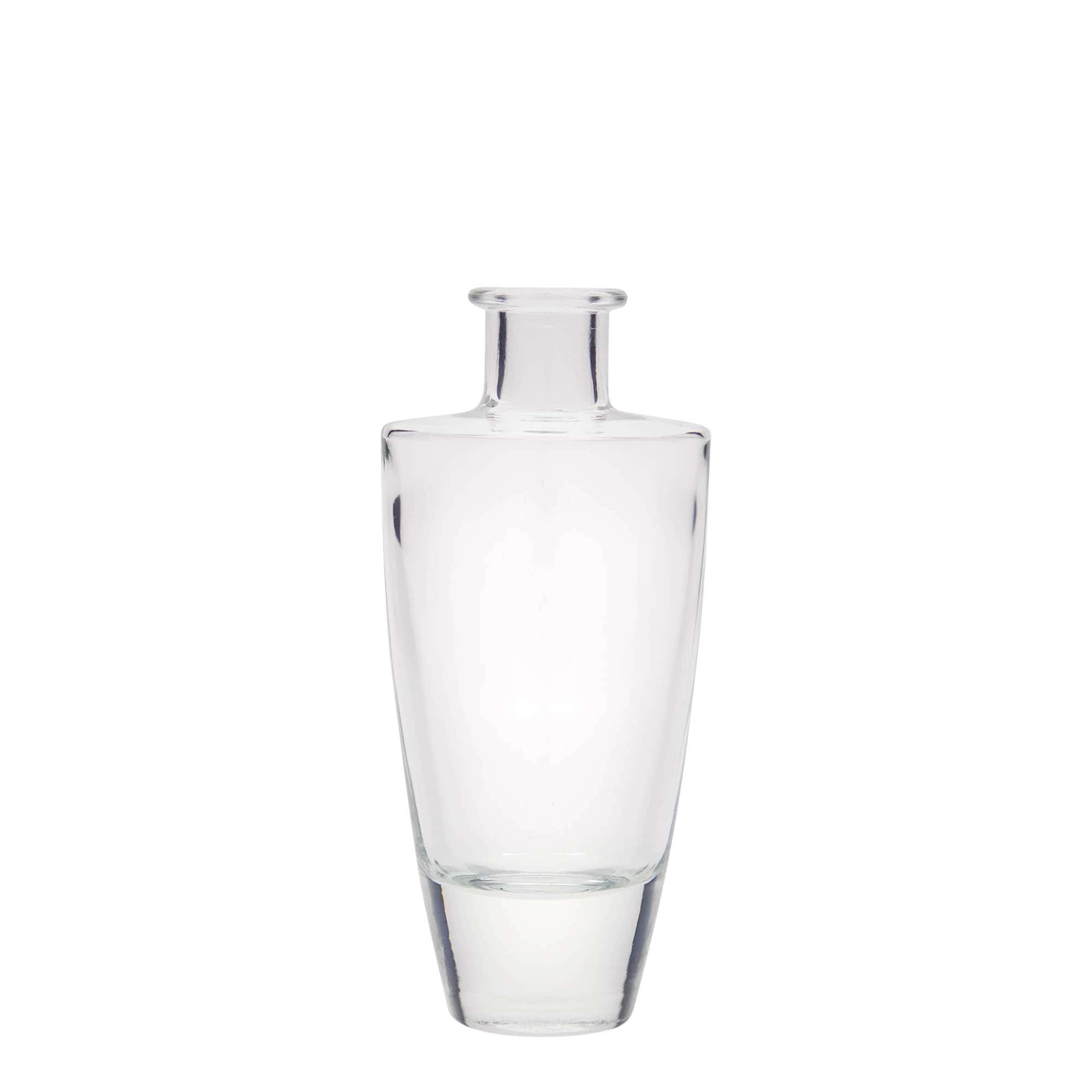 200 ml Glasflasche «Vanessa», oval, Mündung: Kork
